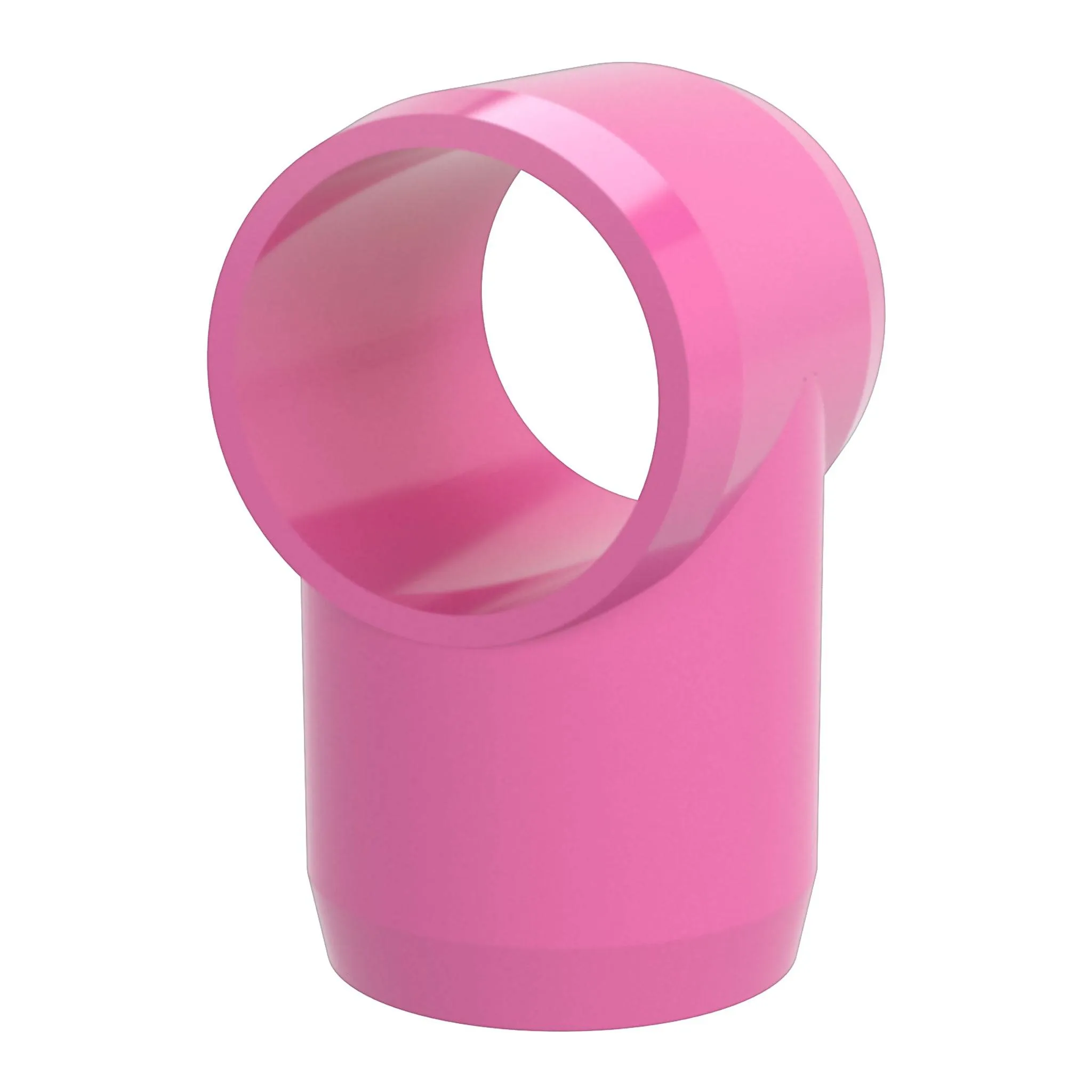 1 in. Slip Sling PVC Tee, Furniture Grade - Pink