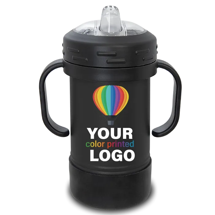 10 oz Promo Sippy Cup Kids Tumblers -Mix & Match- Bulk Wholesale Personalized Engraved or Full Color Print Logo