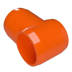 1/2 in. Slip Sling PVC Tee, Furniture Grade - Orange