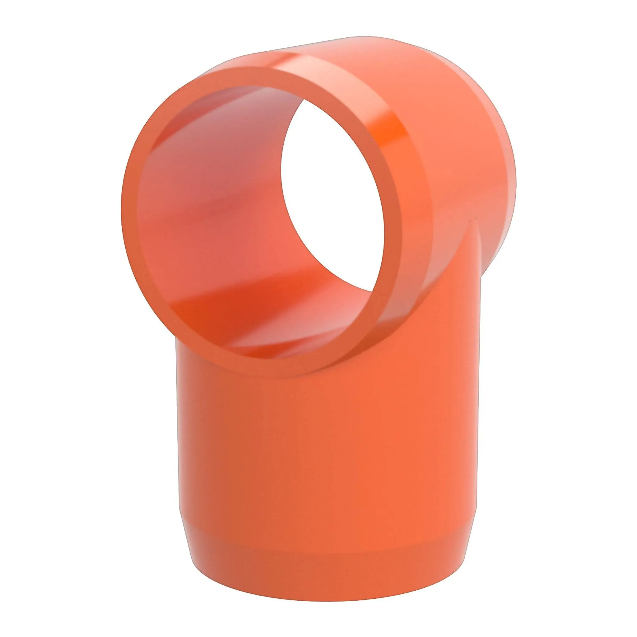 1/2 in. Slip Sling PVC Tee, Furniture Grade - Orange