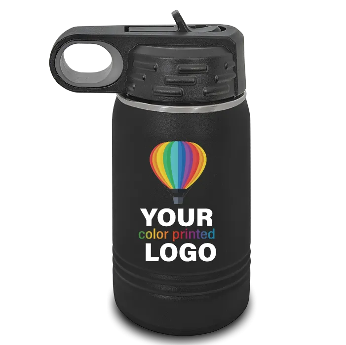 12 oz Insulated Sport Water Bottle -Mix & Match- Bulk Wholesale Personalized Engraved or Full Color Print Logo