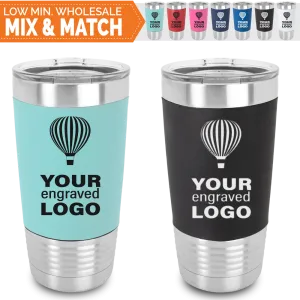 20 oz Silicone Promo Tumblers -Mix & Match- Bulk Wholesale Personalized Engraved Name or Logo