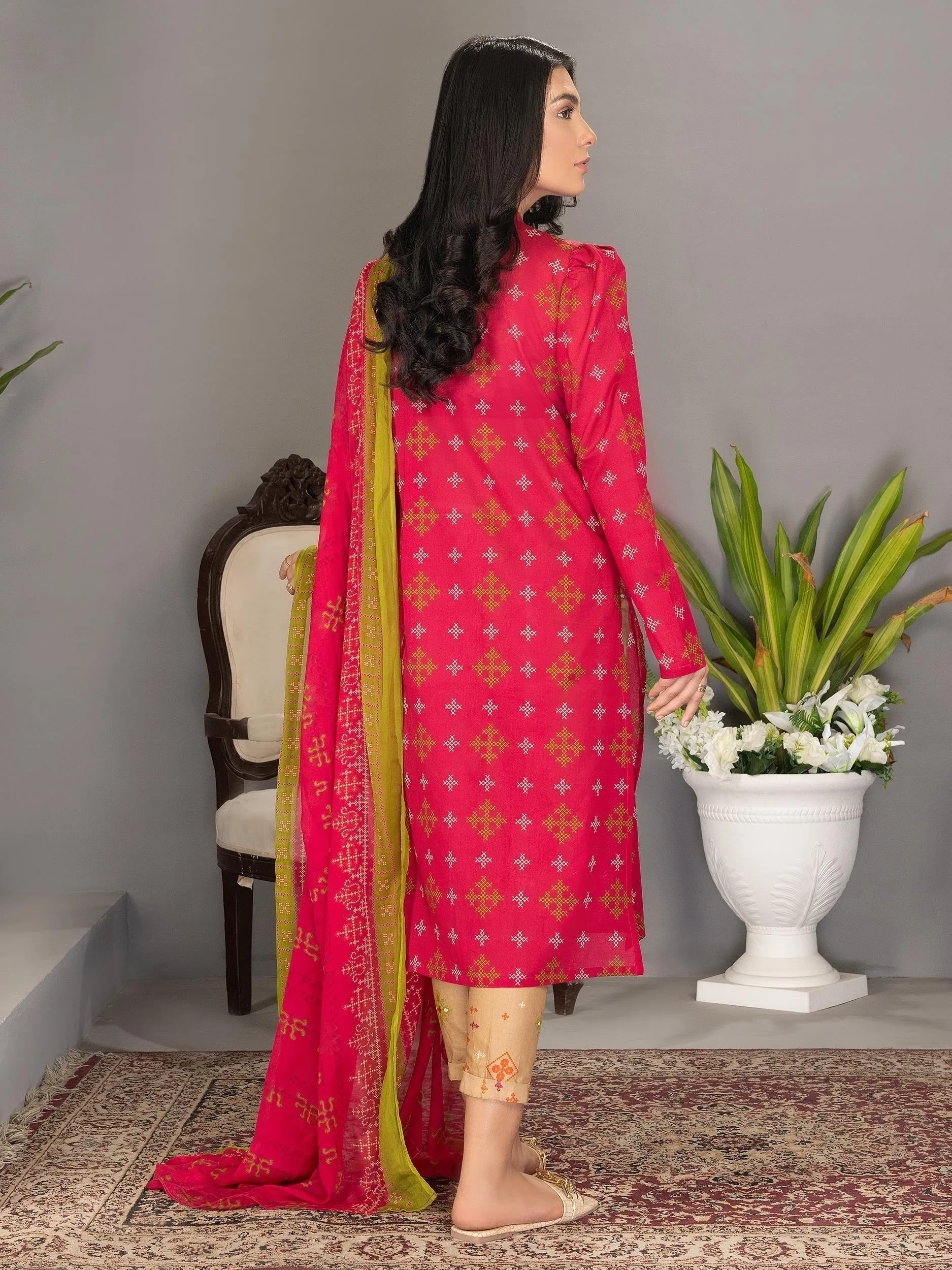 3 Piece Printed Lawn Suit