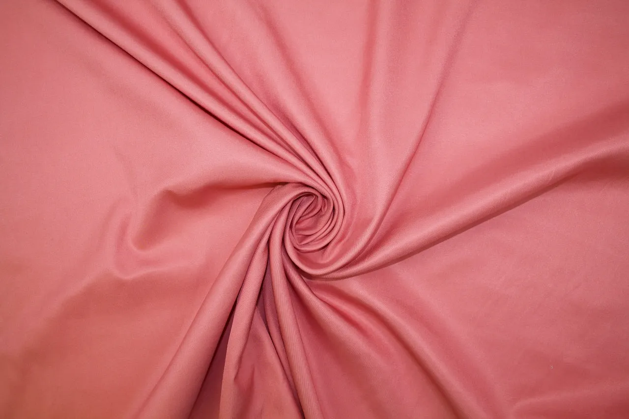 4 Ply Silk Twill - Dusky Coral