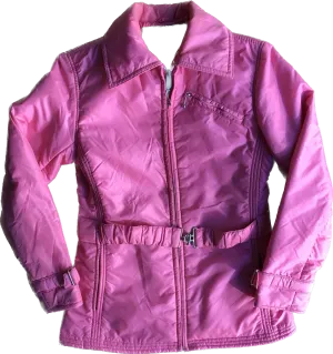 80s Spinnerin BubbleGum Pink Ski Coat   S