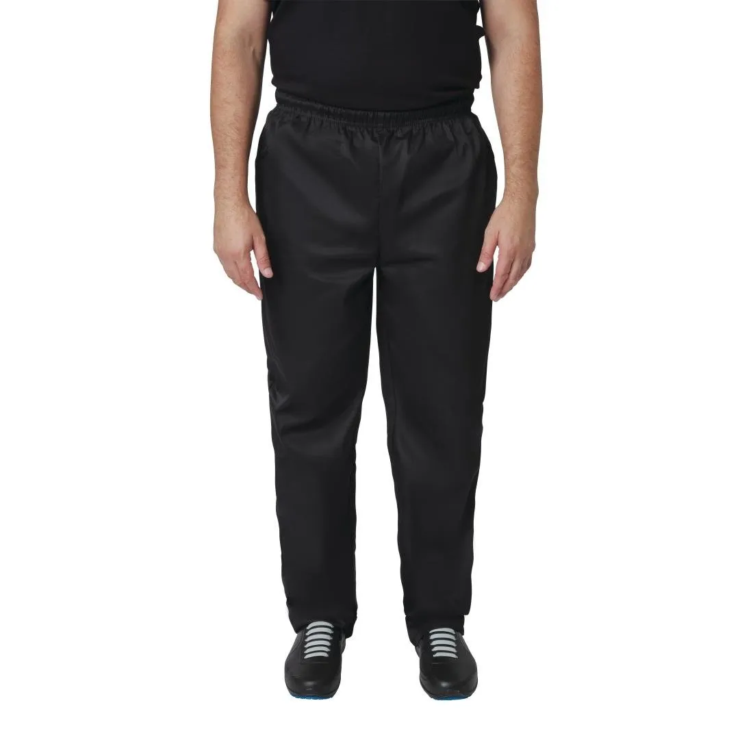 A582-XXL Whites Vegas Chef Trousers Polycotton Black 2XL