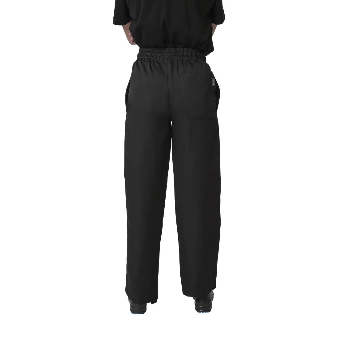 A582-XXL Whites Vegas Chef Trousers Polycotton Black 2XL