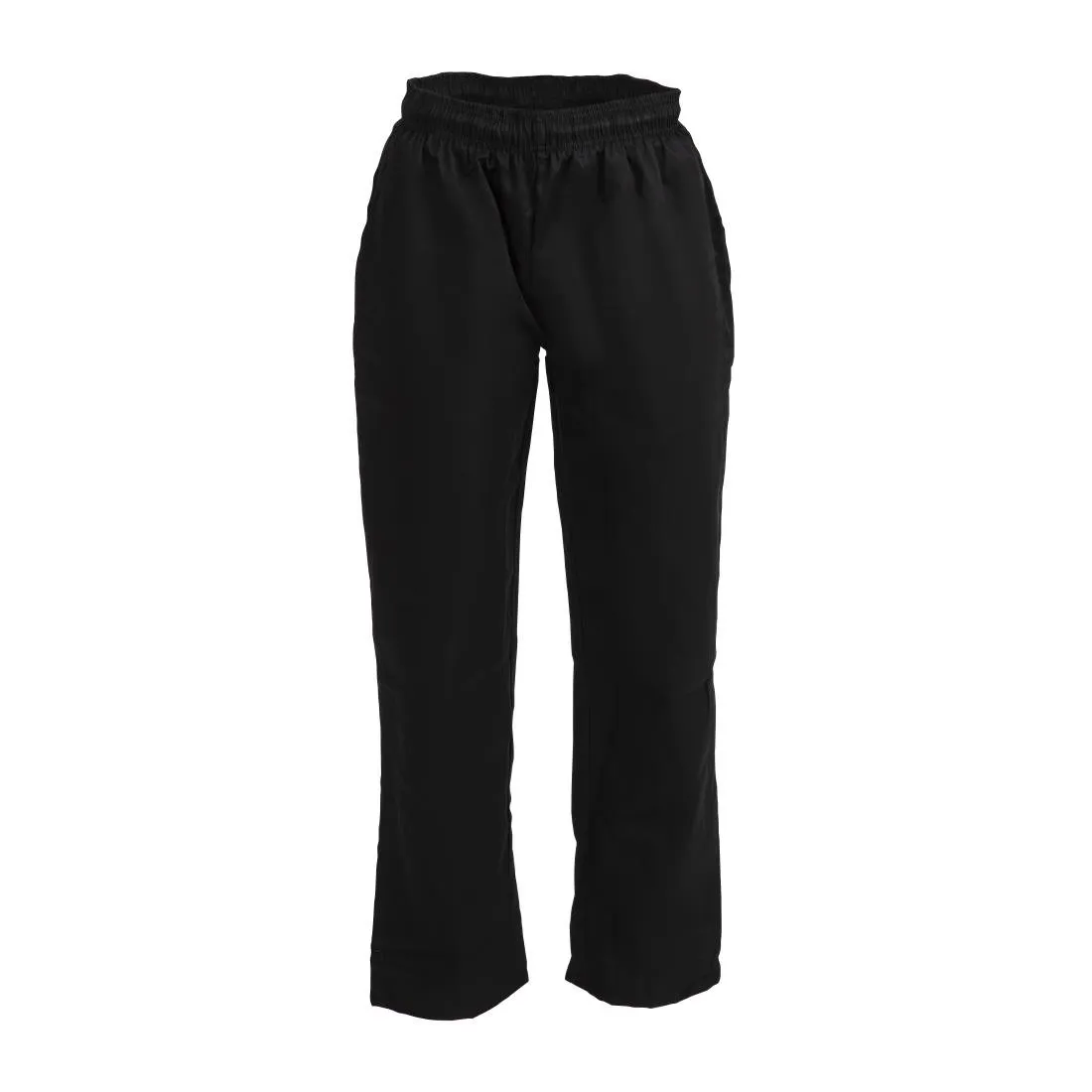 A582-XXL Whites Vegas Chef Trousers Polycotton Black 2XL