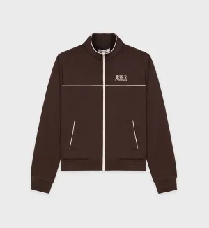 Action Logo Track Jacket - Cocoa/Milk