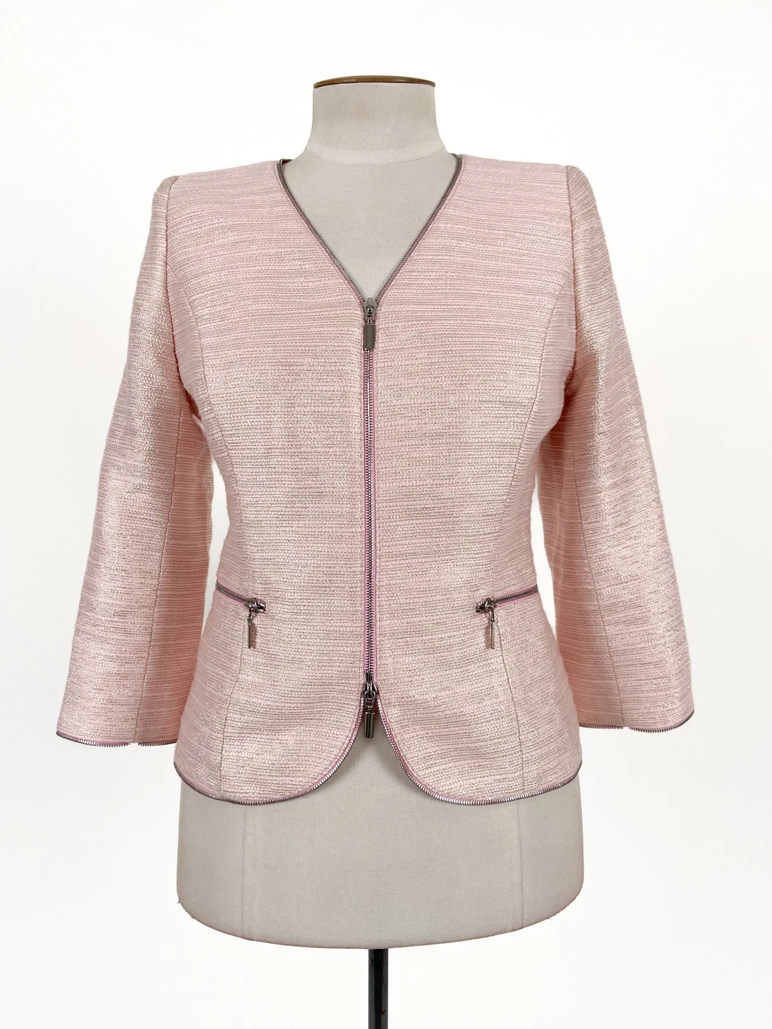 Adrienne Winkelmann | Pink Cocktail/Workwear Jacket | Size 10