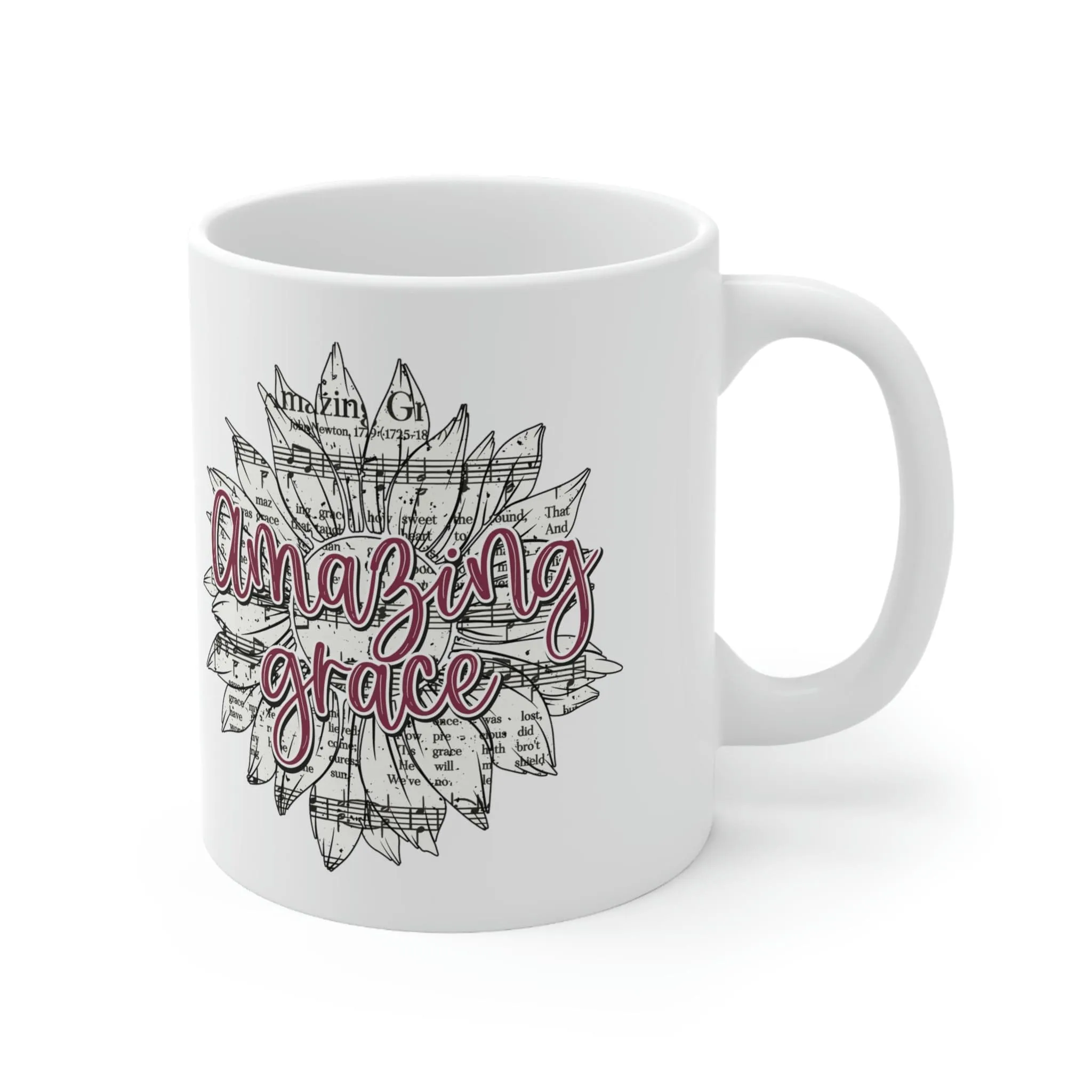 Amazing Grace Sunflower 11oz Mug