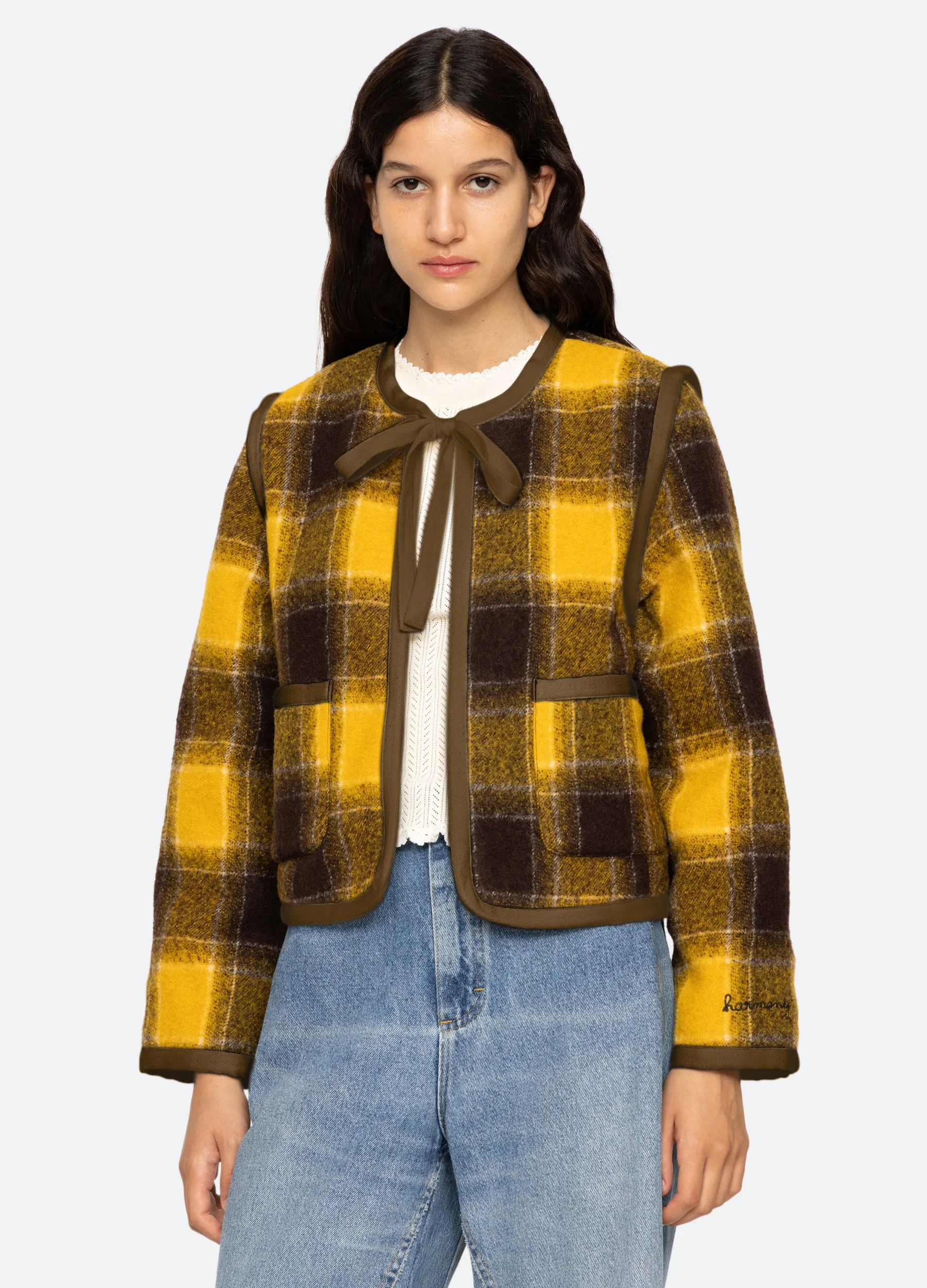 Amber Tie Front Jacket