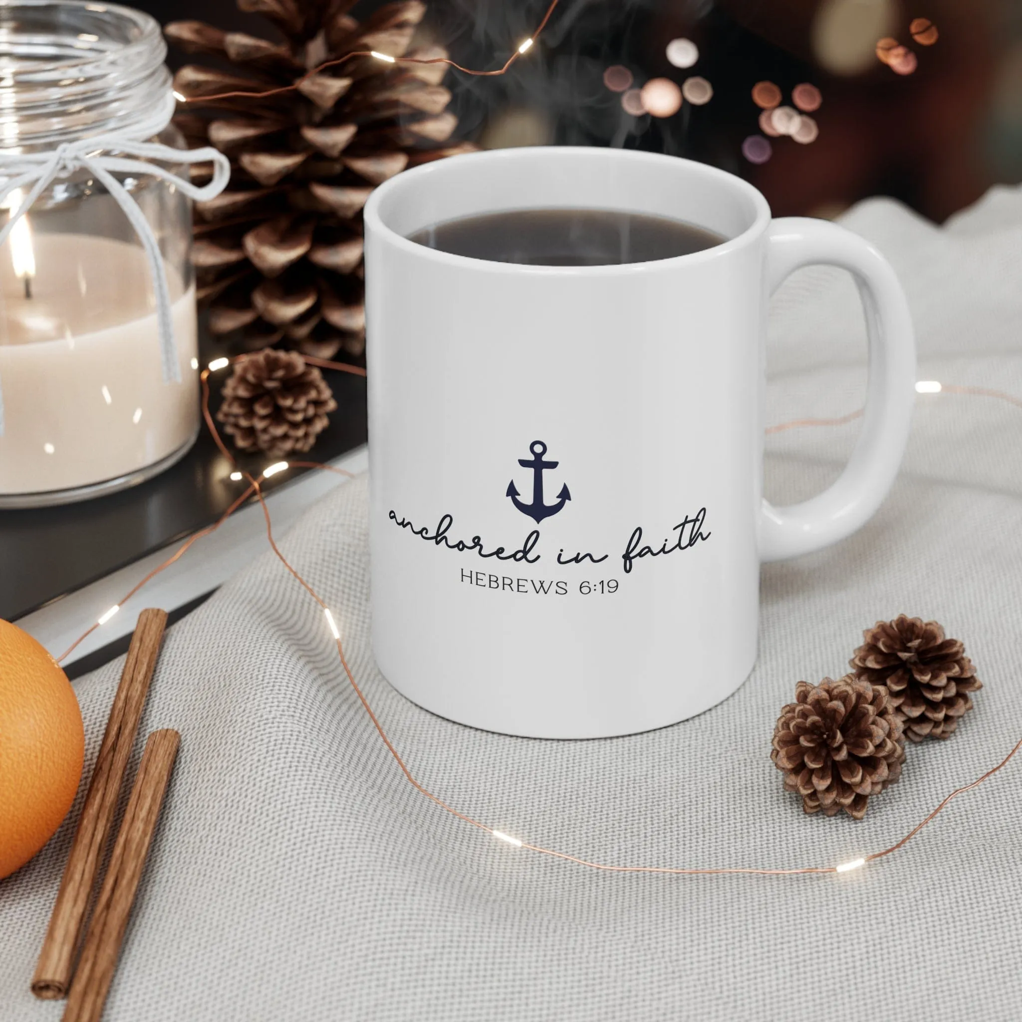 Anchored in Faith 11oz Mug