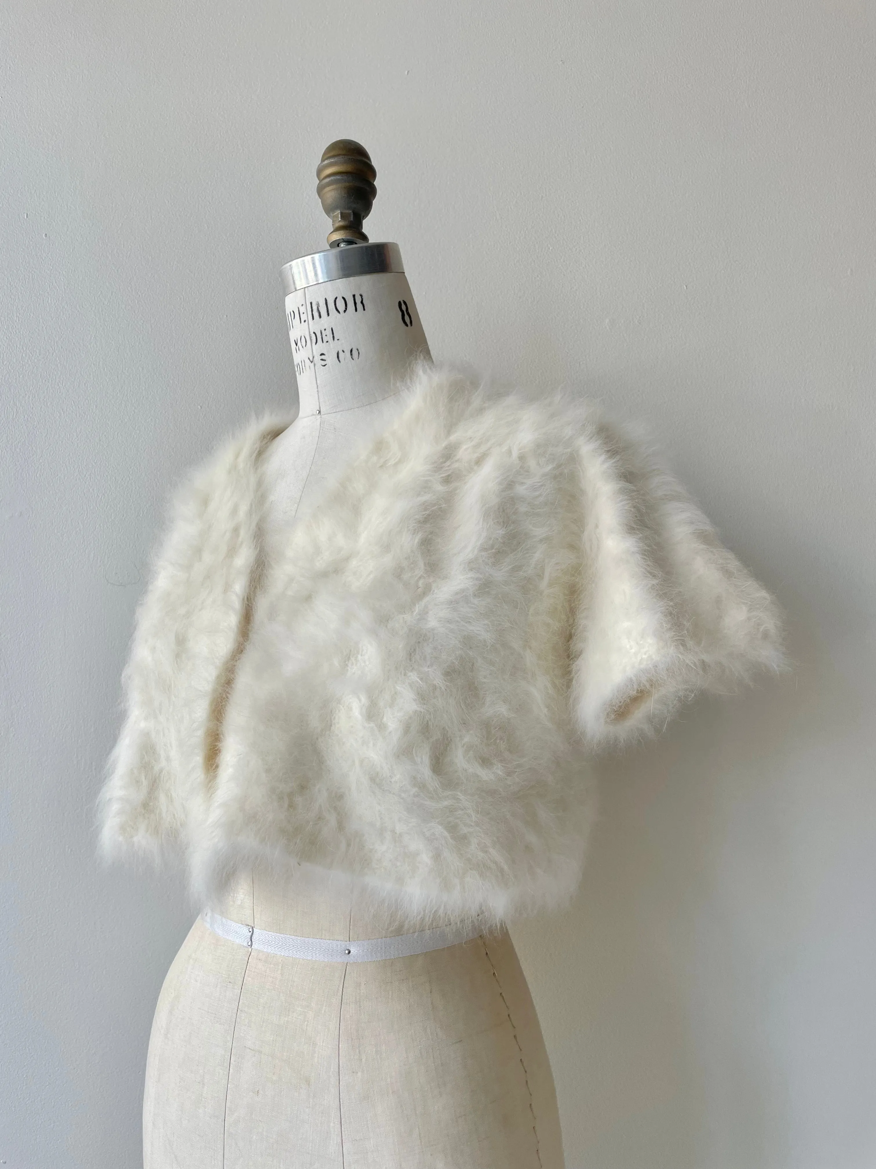 Angora Cropped Jacket | 1930s