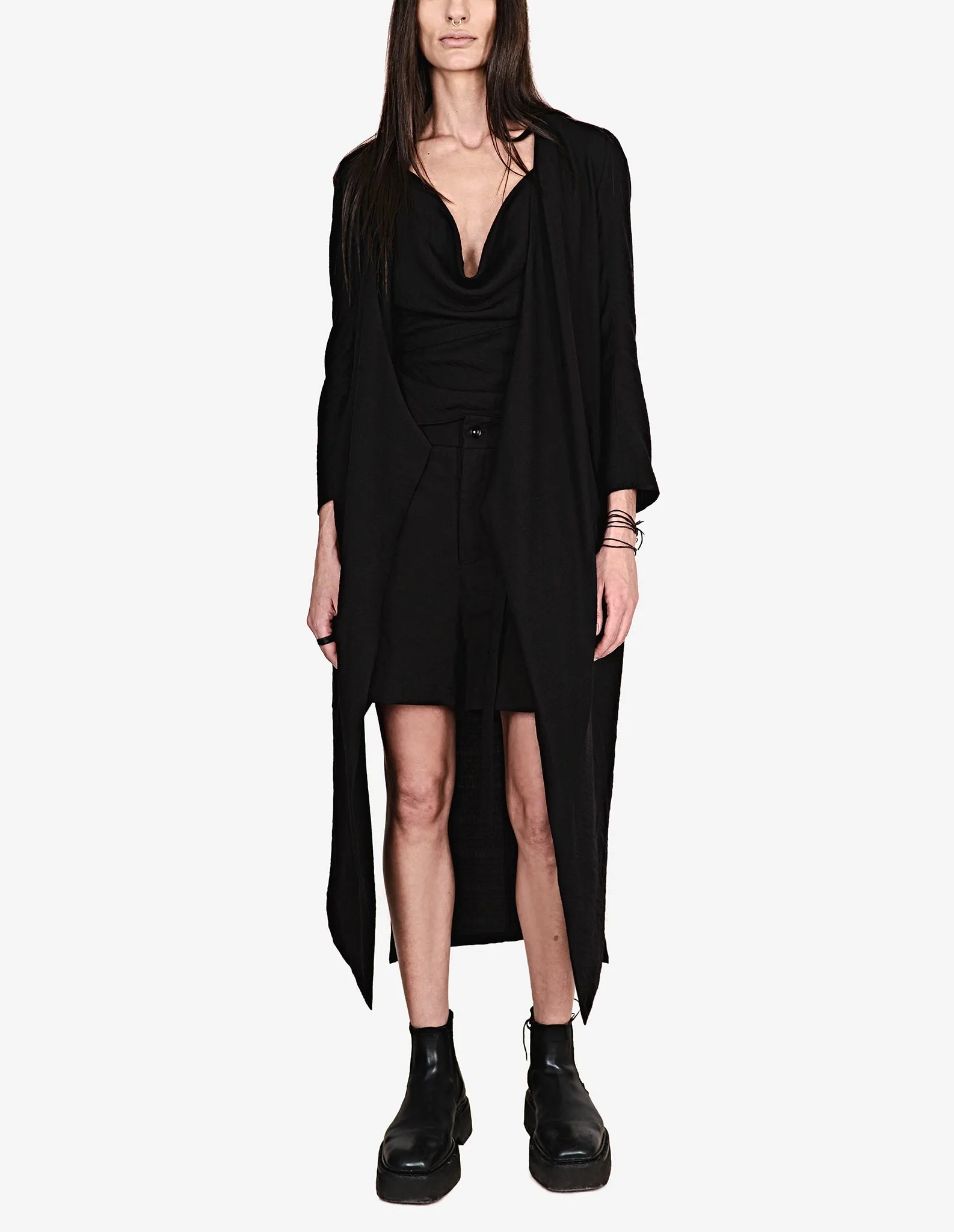 Asymmetric Wrap Dress