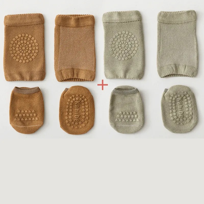 Baby Anti Slip Knee Pads & Socks