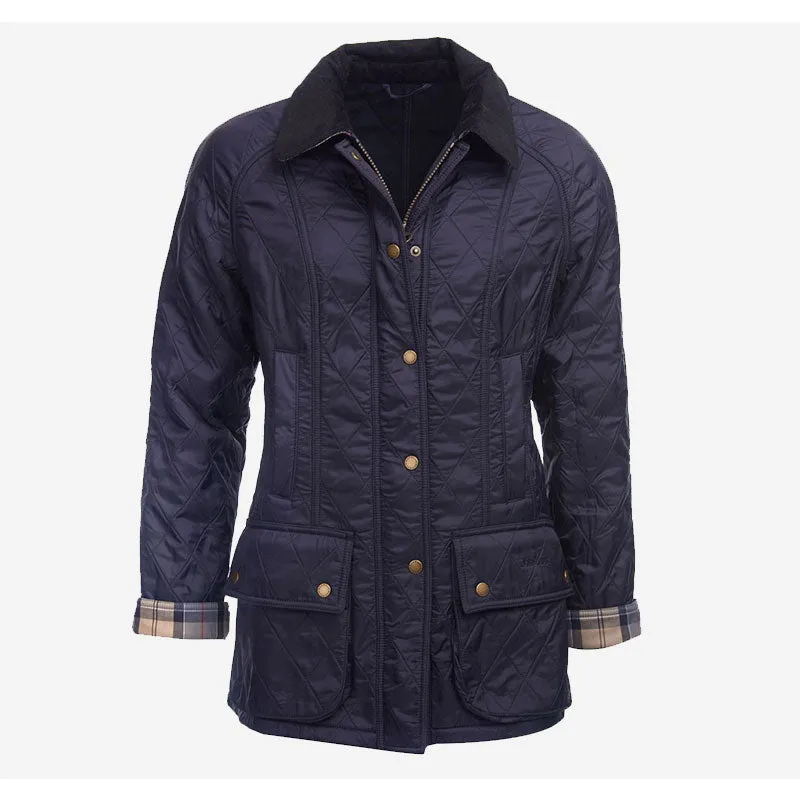 Barbour Beadnell Polar Quilt Jacket - Navy