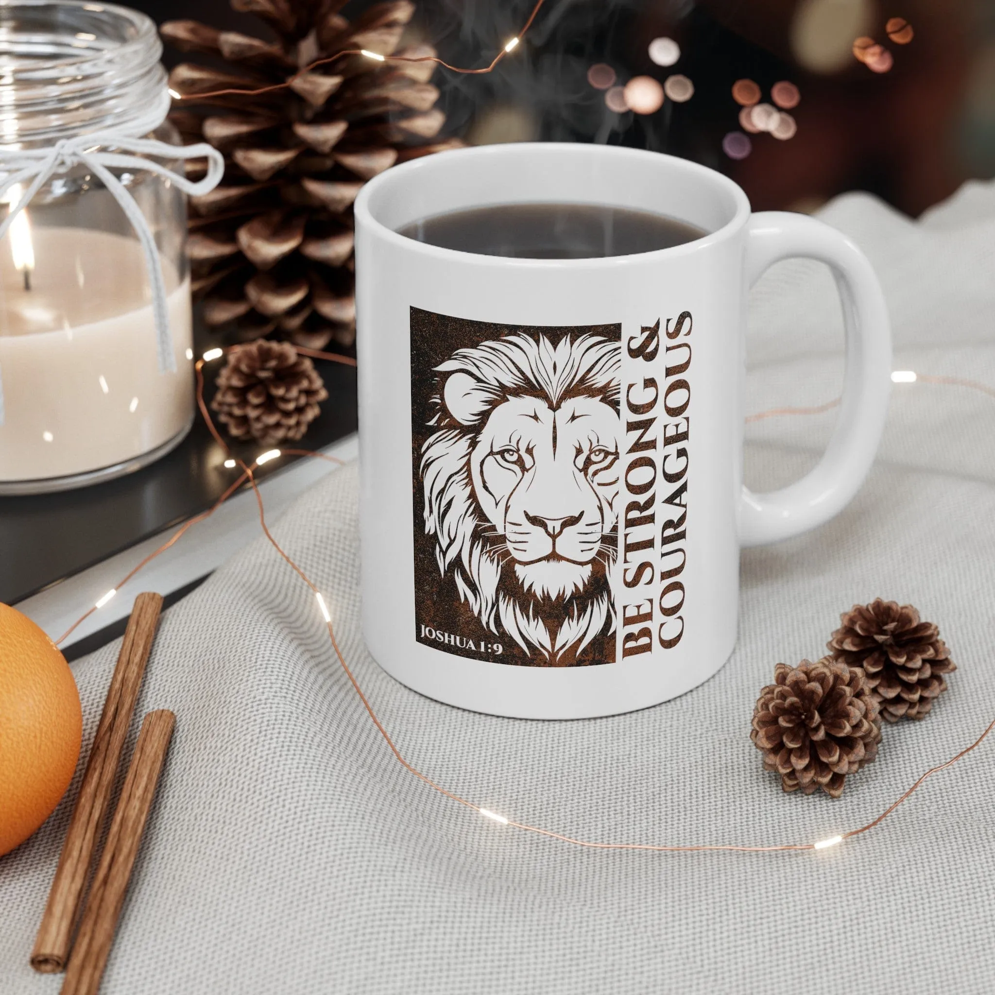 Be Strong Lion 11oz Mug