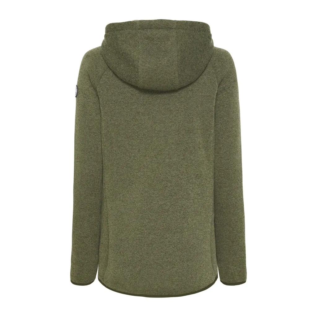 Bea Fleece Zip Jacket - Army Grøn