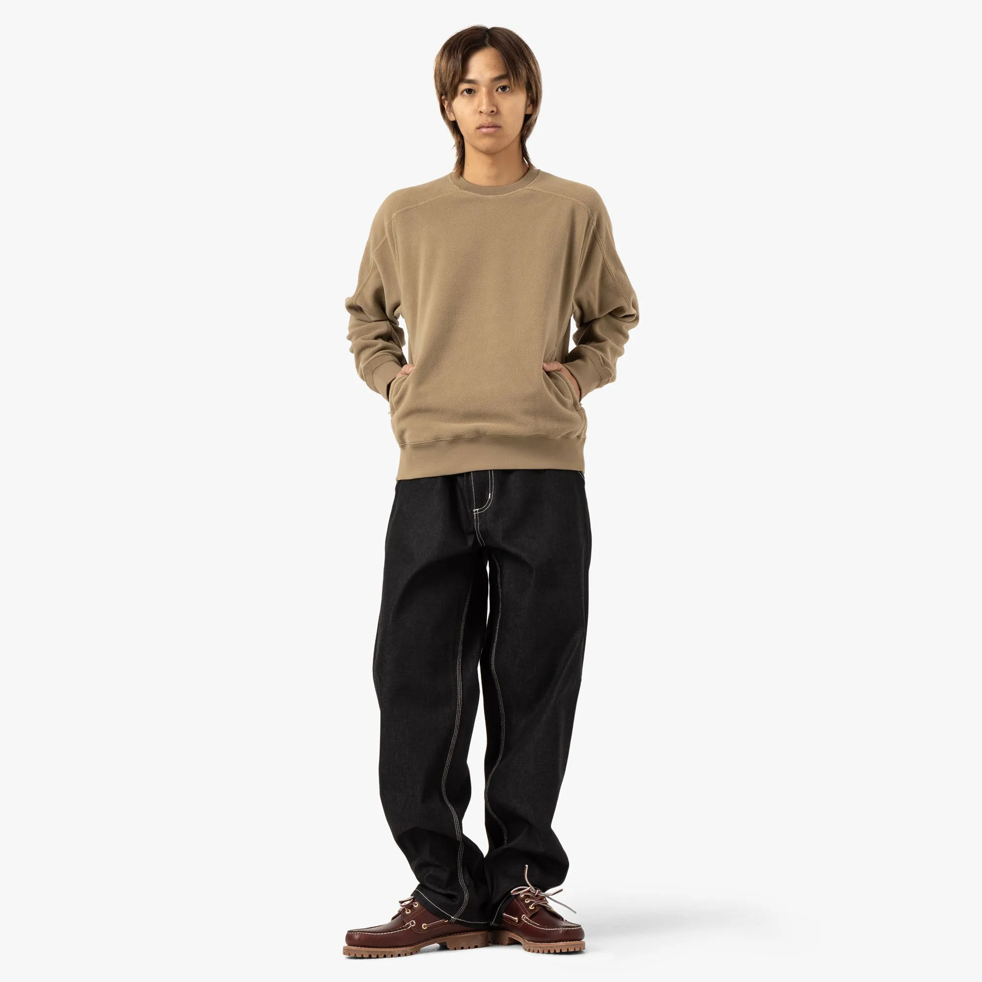 BEAMS PLUS MIL Crew Fleece / Coyote