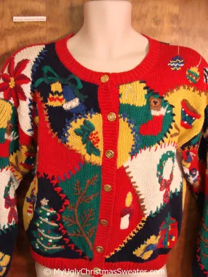 Best of the Best 80s 2sided Tacky Christmas Sweater