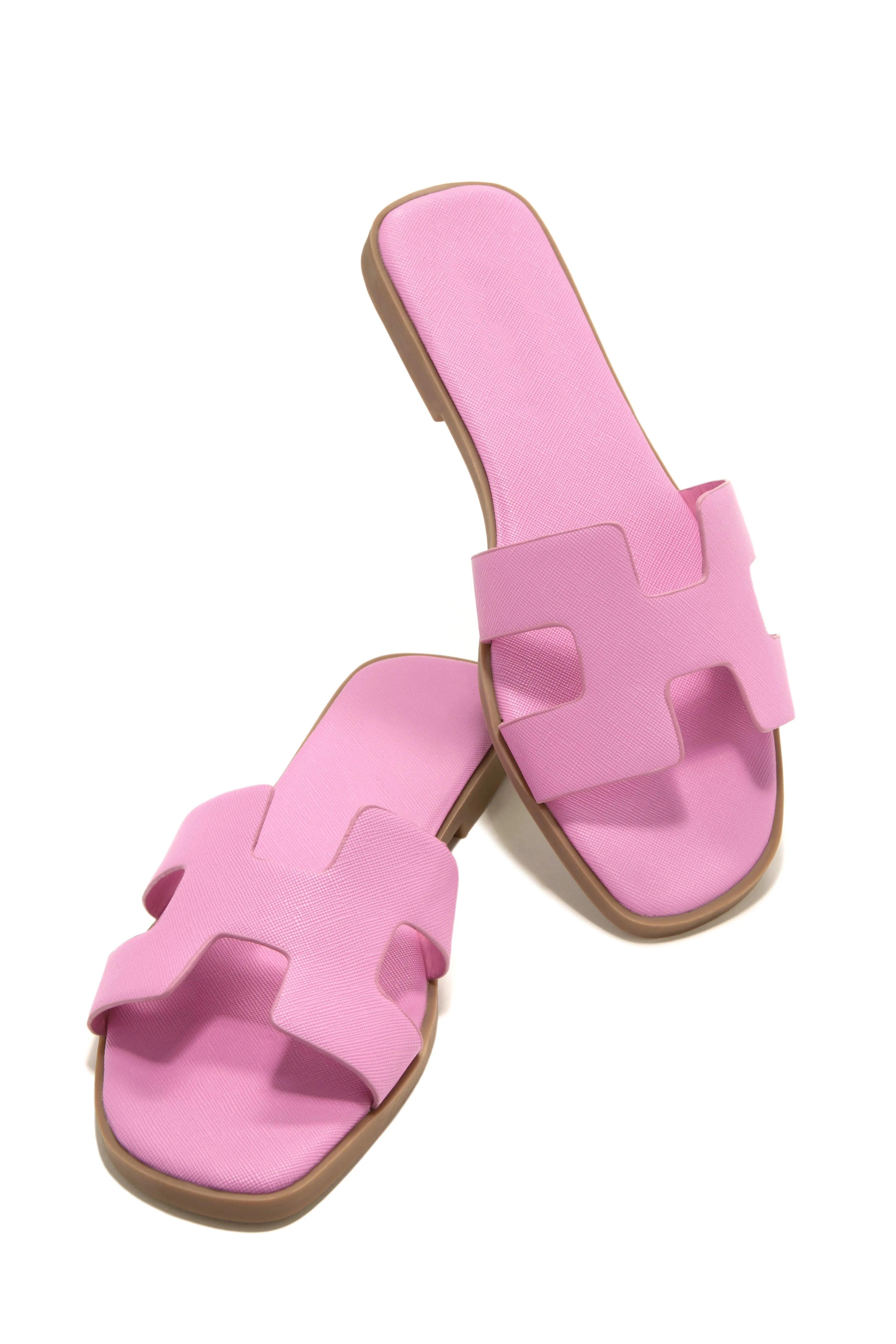 Bianka Slip On Sandals - Pink