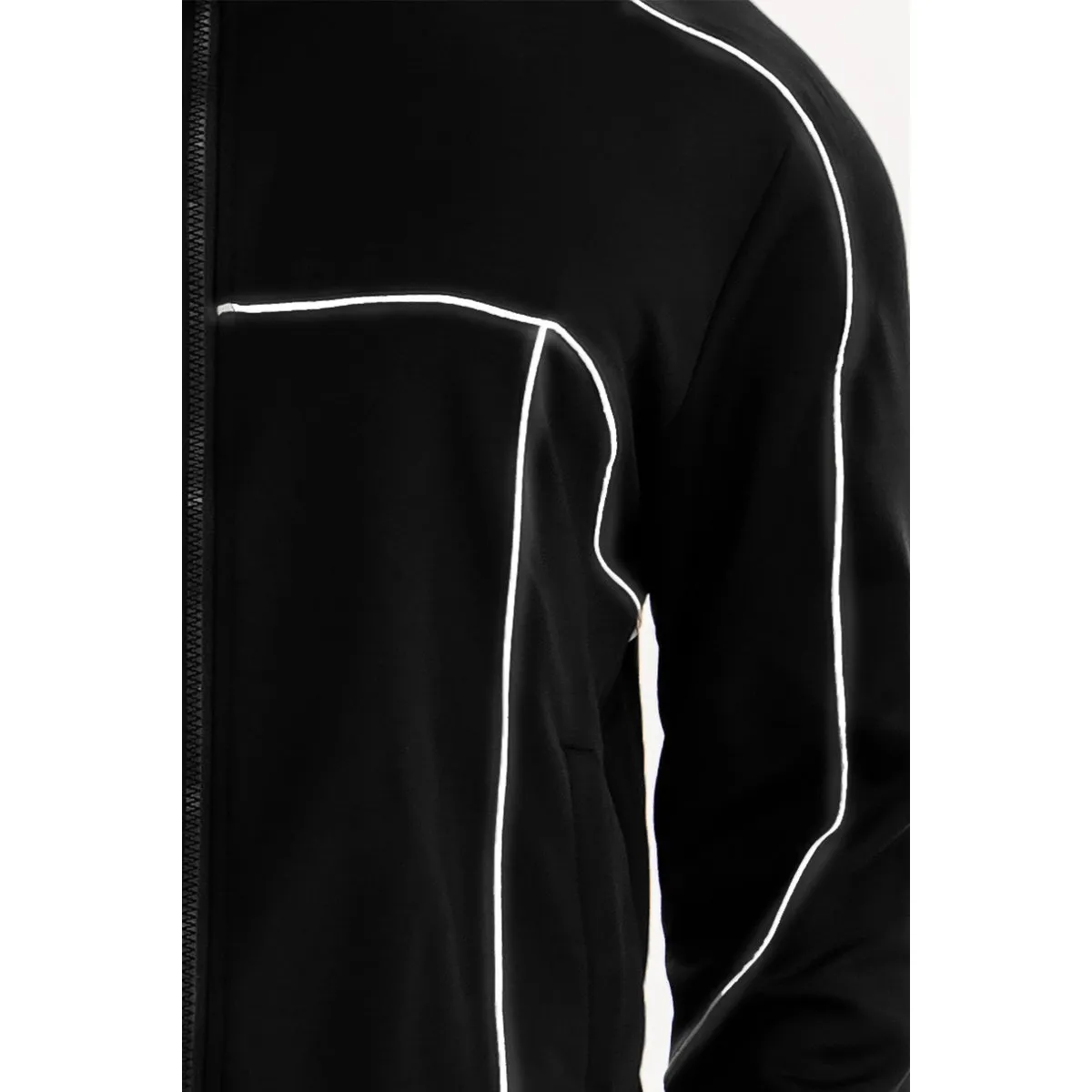 Black Reflective Track Suit