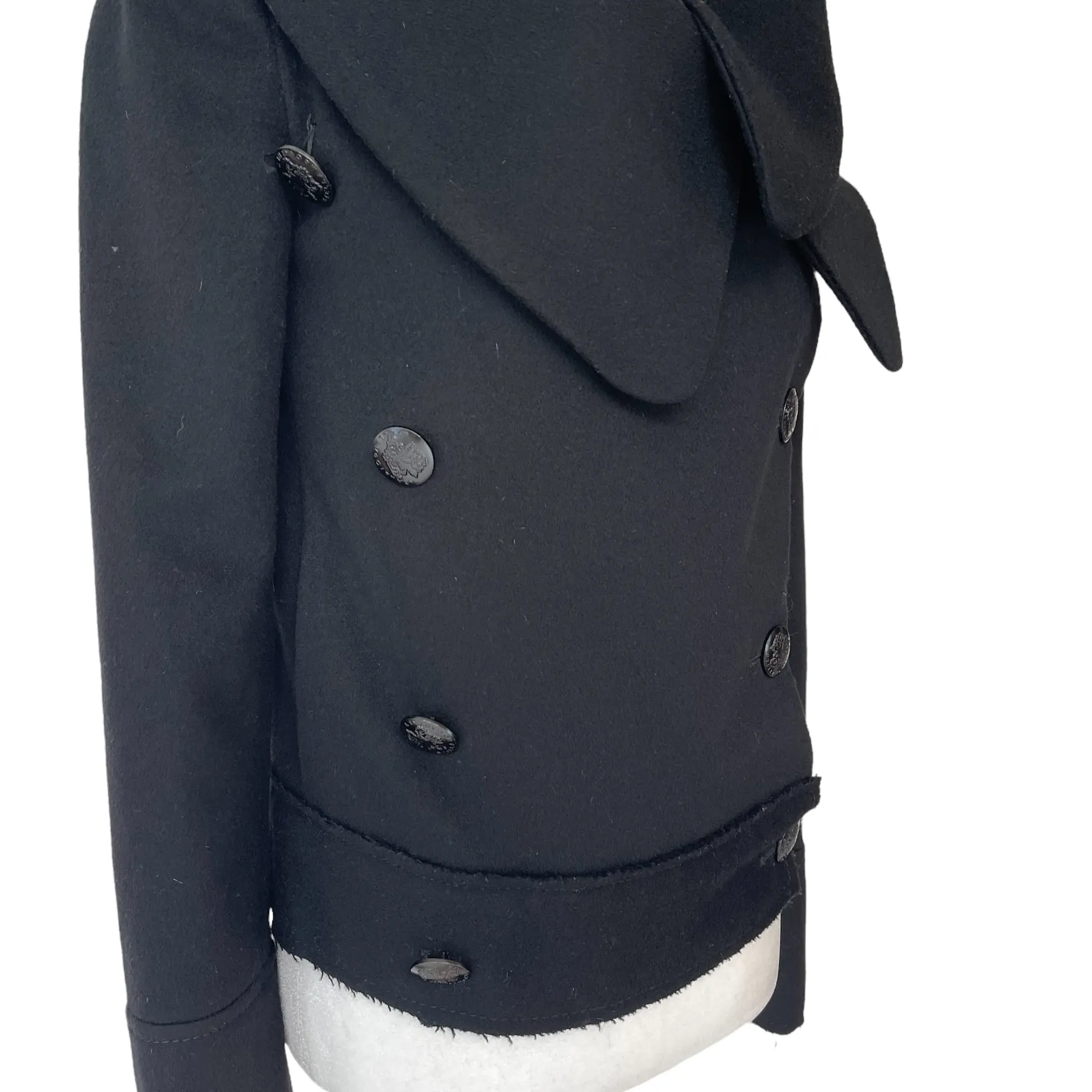 Black Wool Pea Coat