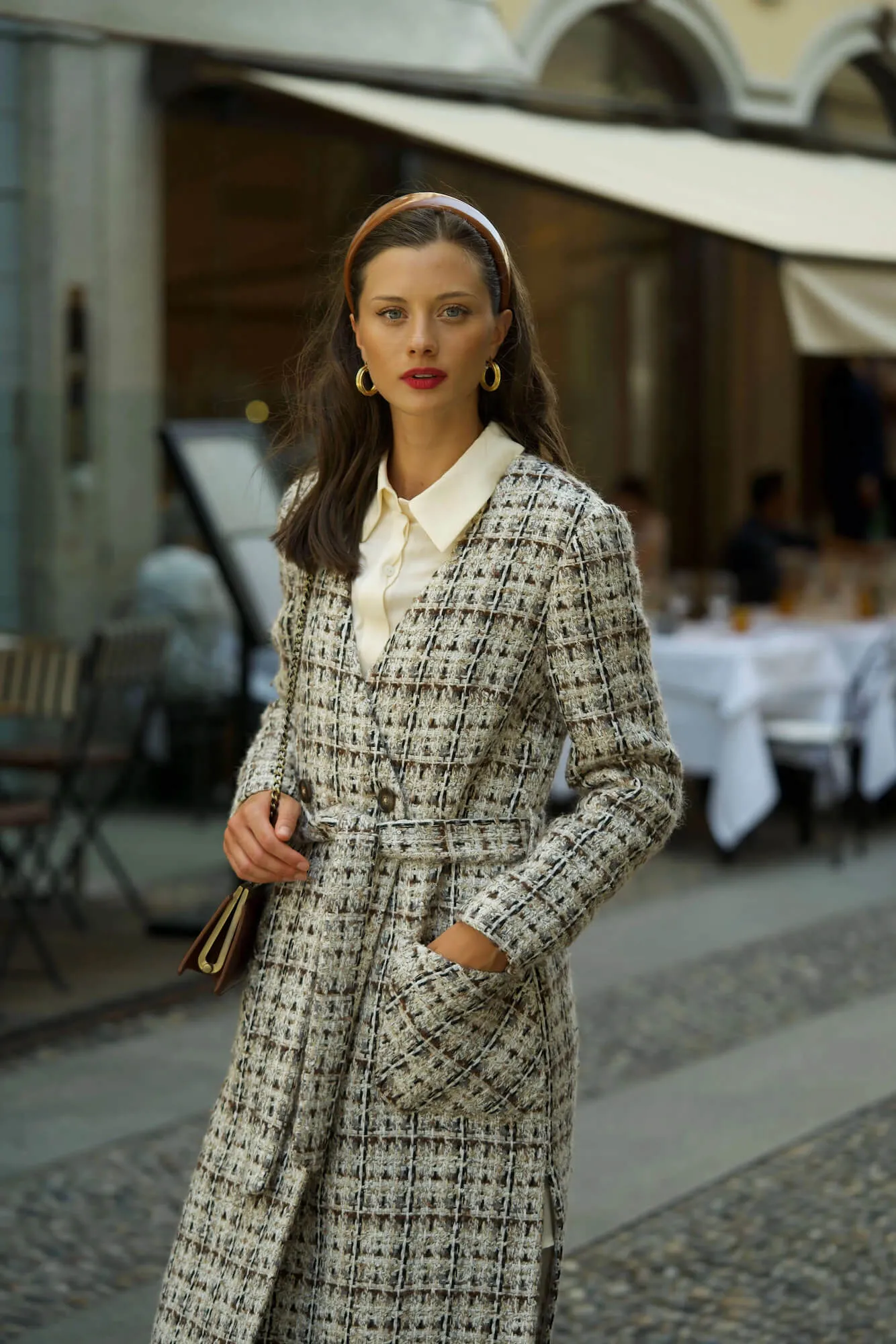 Blaire Plaid Coat