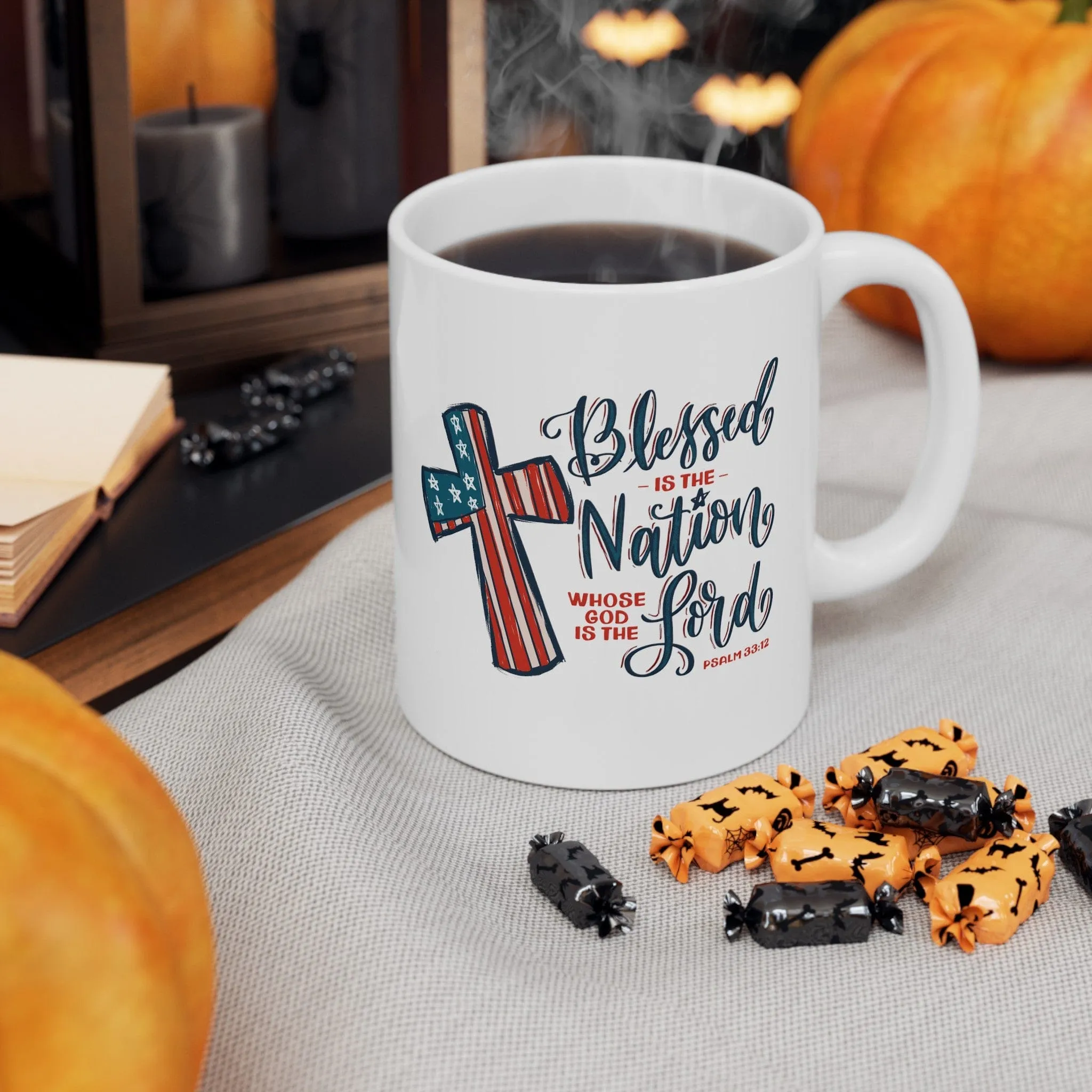 Blessed is the Nation 11oz Mug