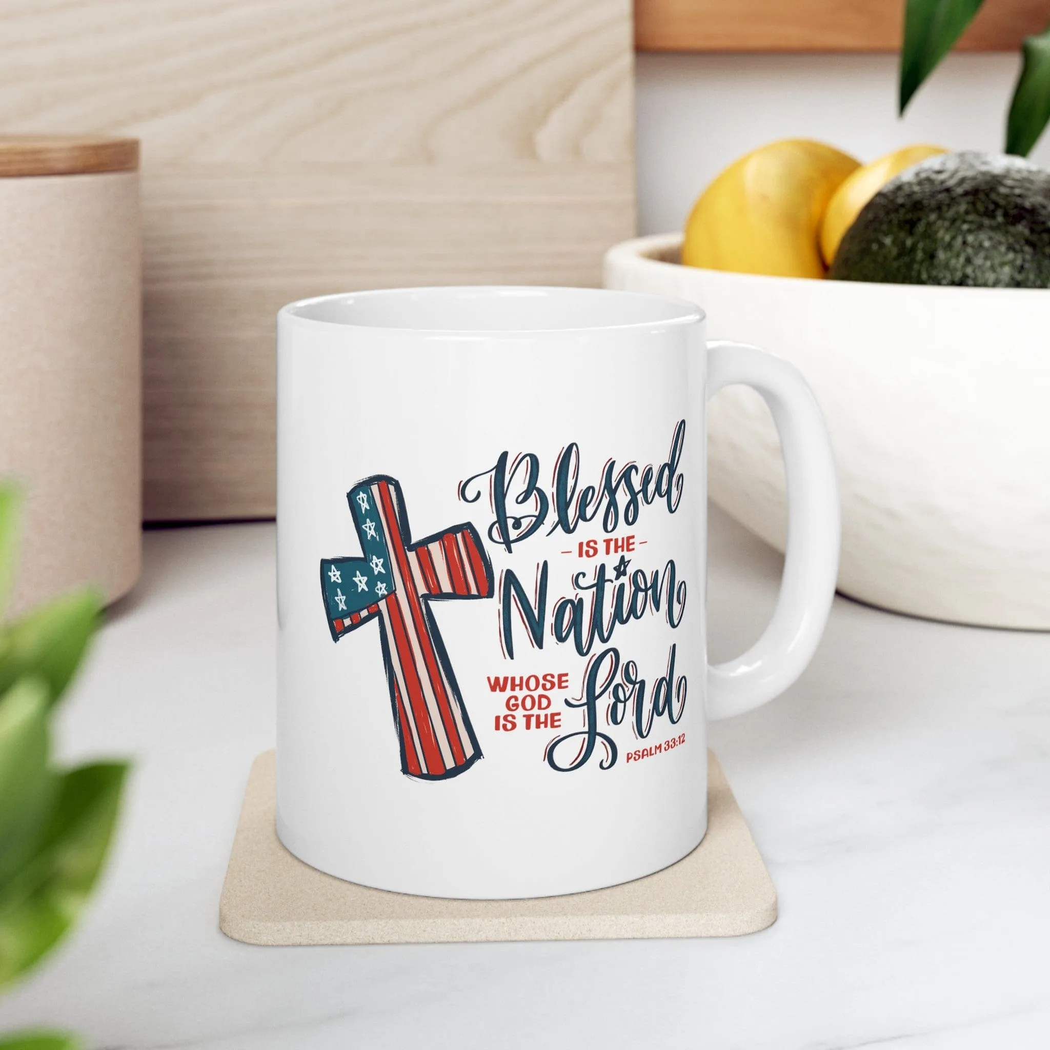 Blessed is the Nation 11oz Mug