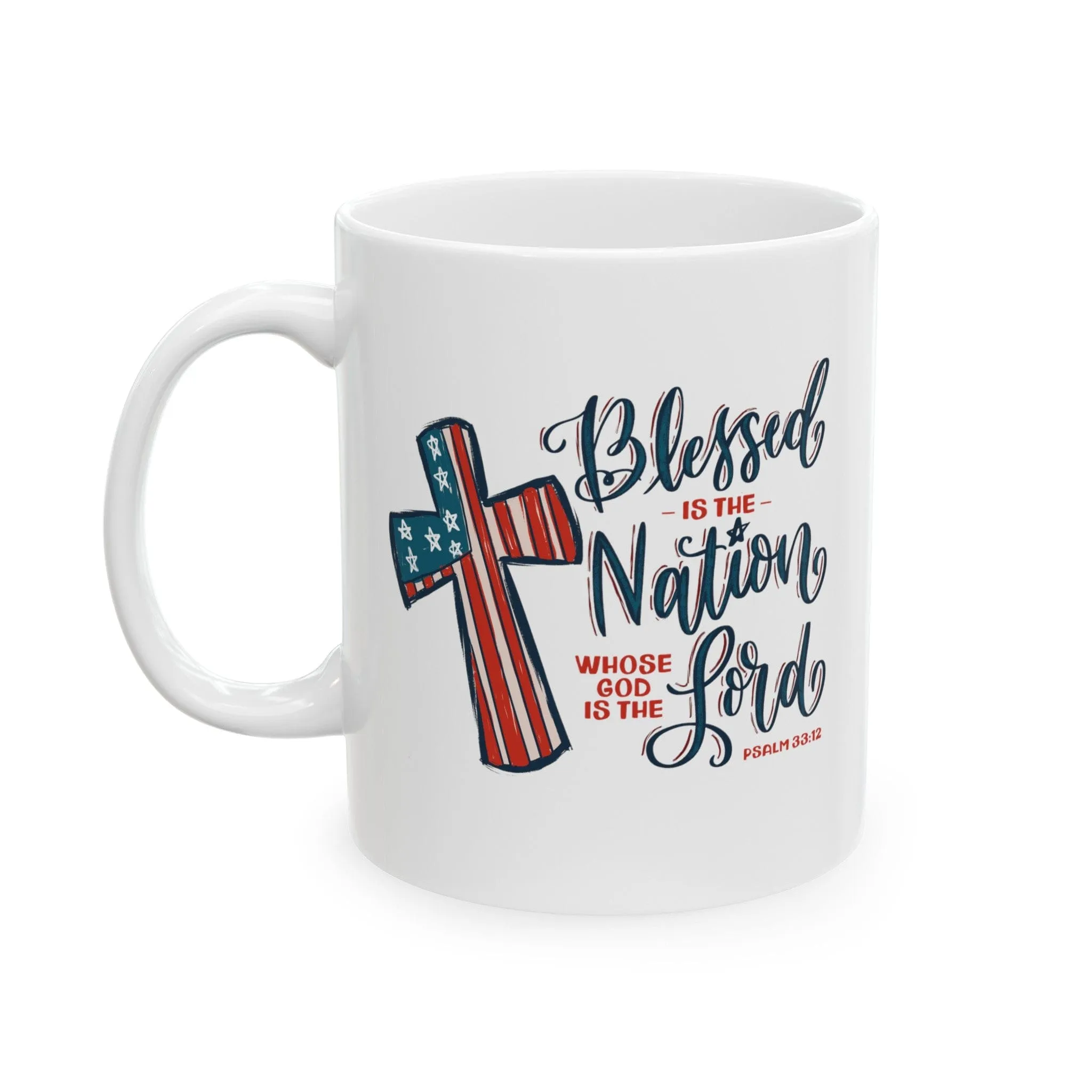 Blessed is the Nation 11oz Mug