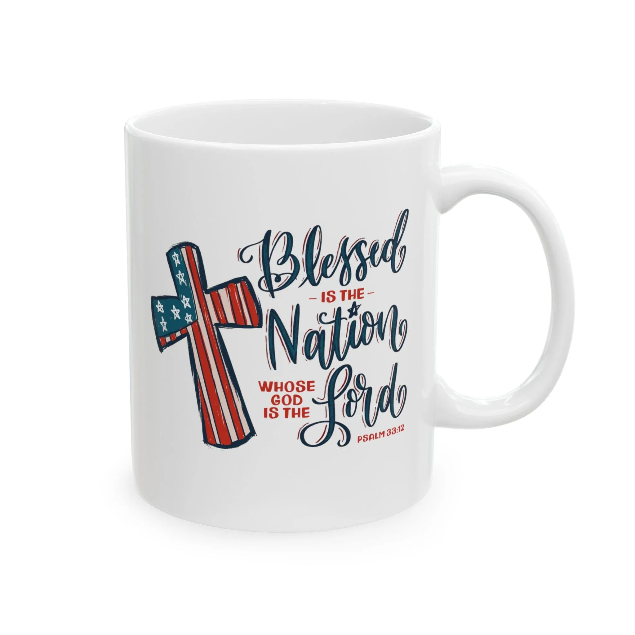 Blessed is the Nation 11oz Mug