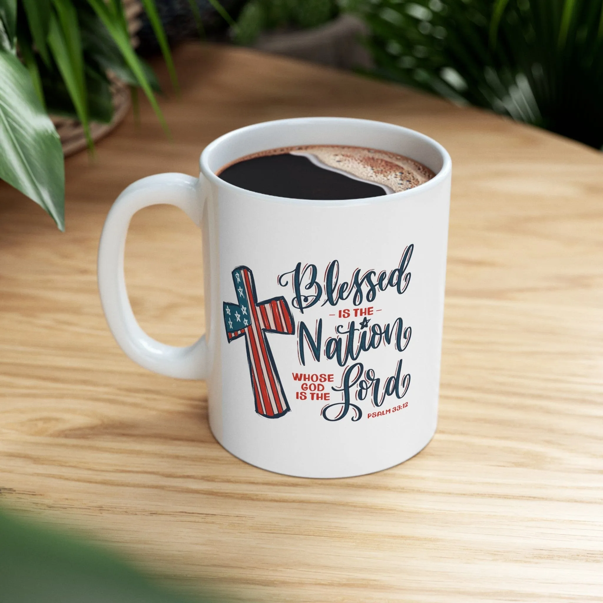 Blessed is the Nation 11oz Mug