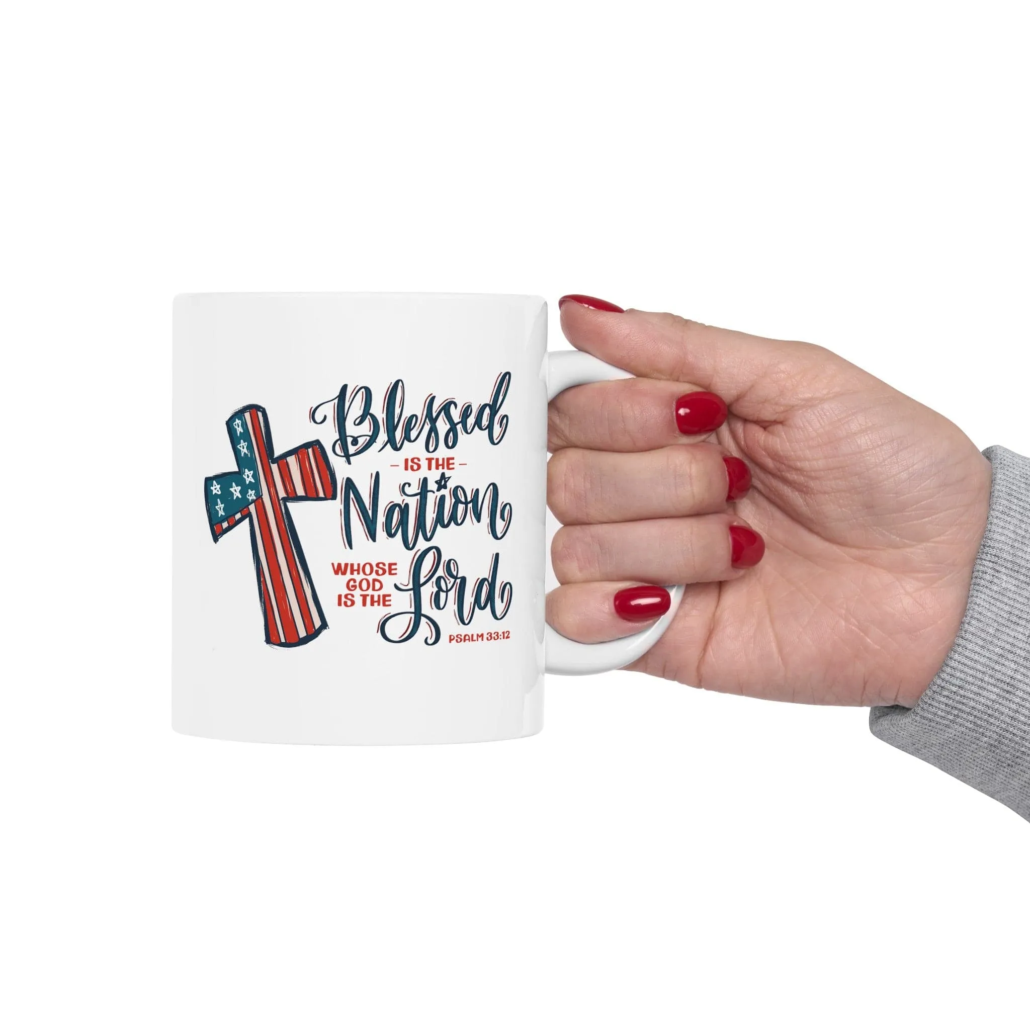 Blessed is the Nation 11oz Mug