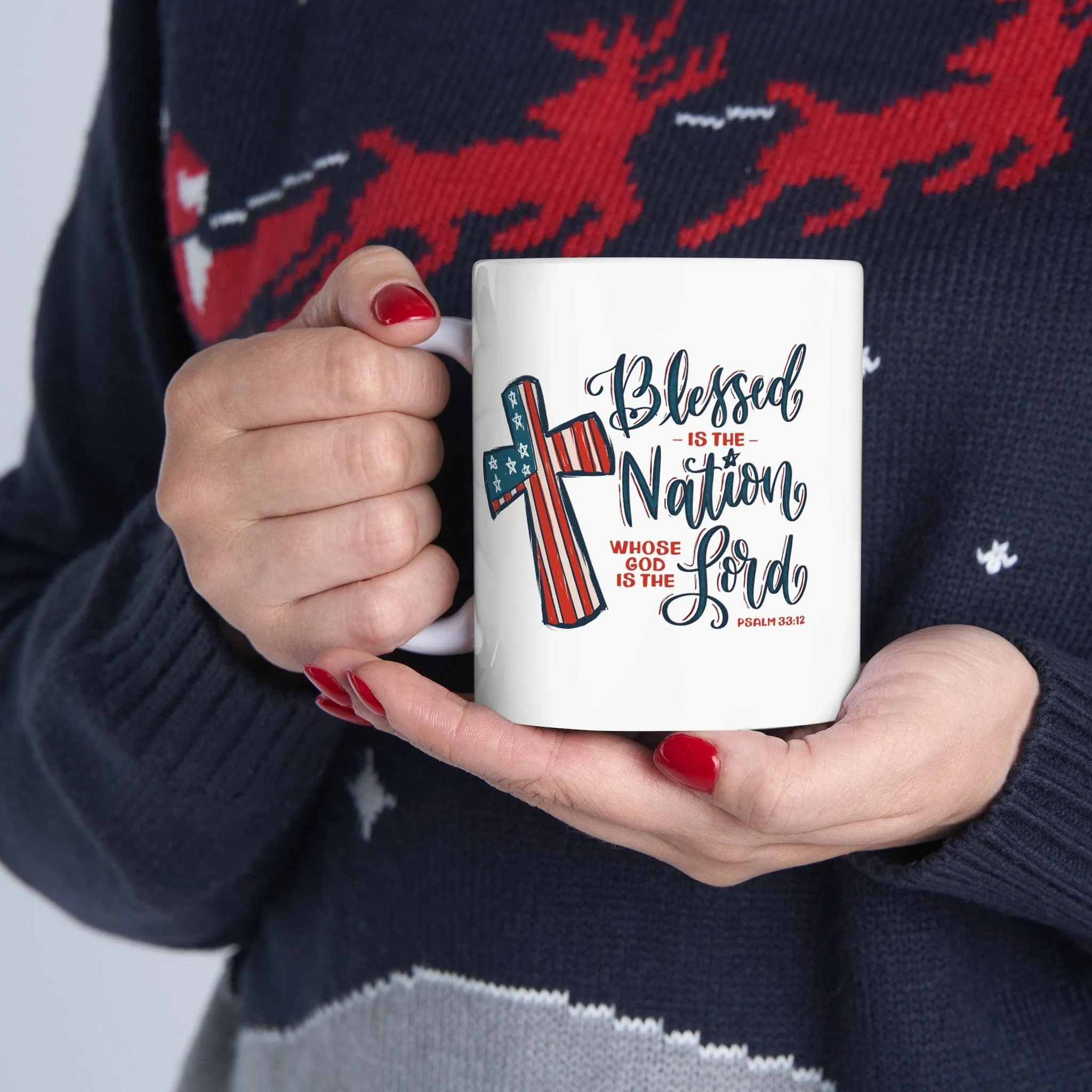 Blessed is the Nation 11oz Mug