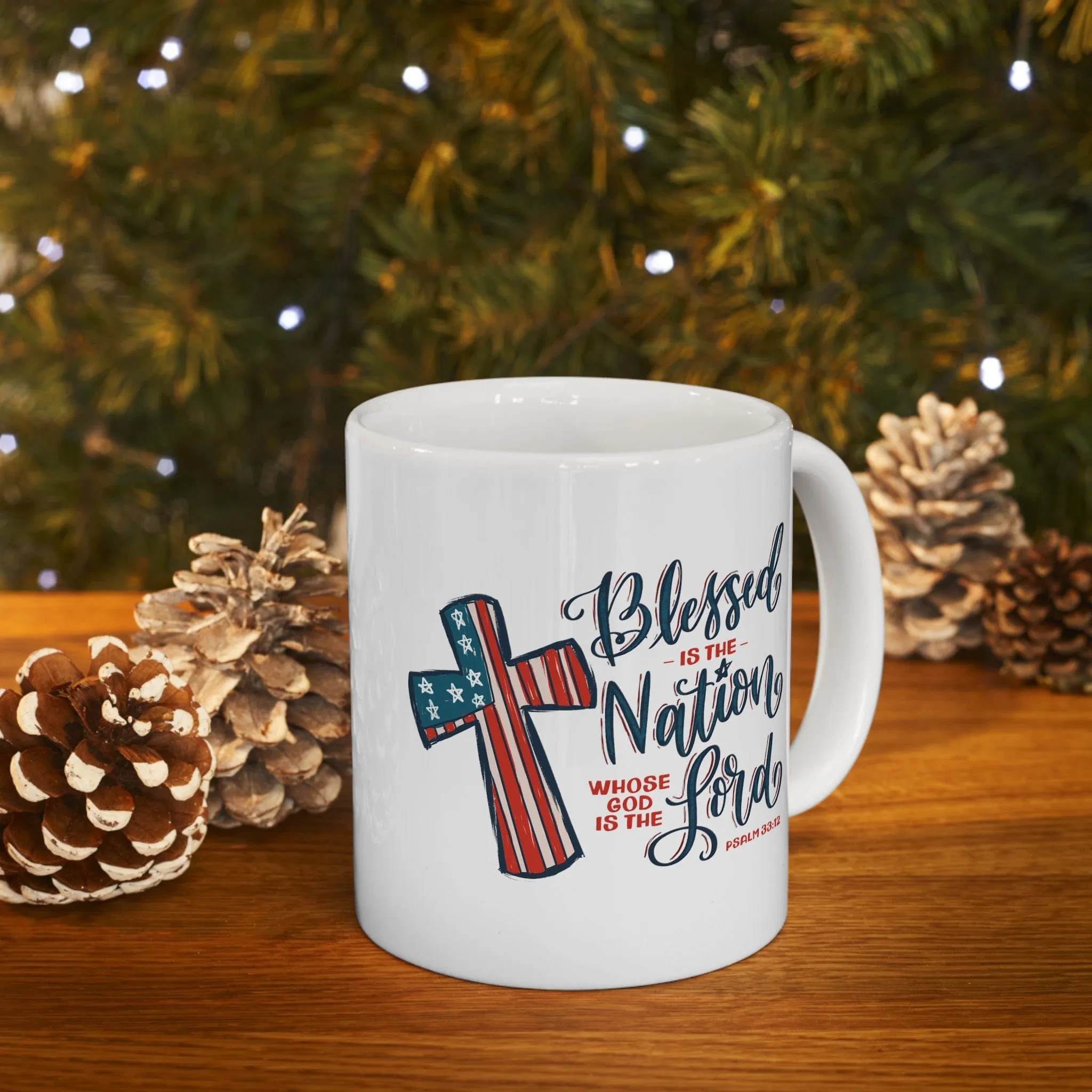 Blessed is the Nation 11oz Mug