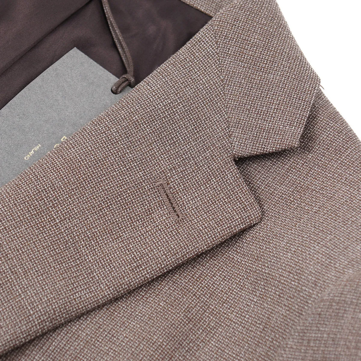 Boglioli Woven Wool Sport Coat in Light Brown