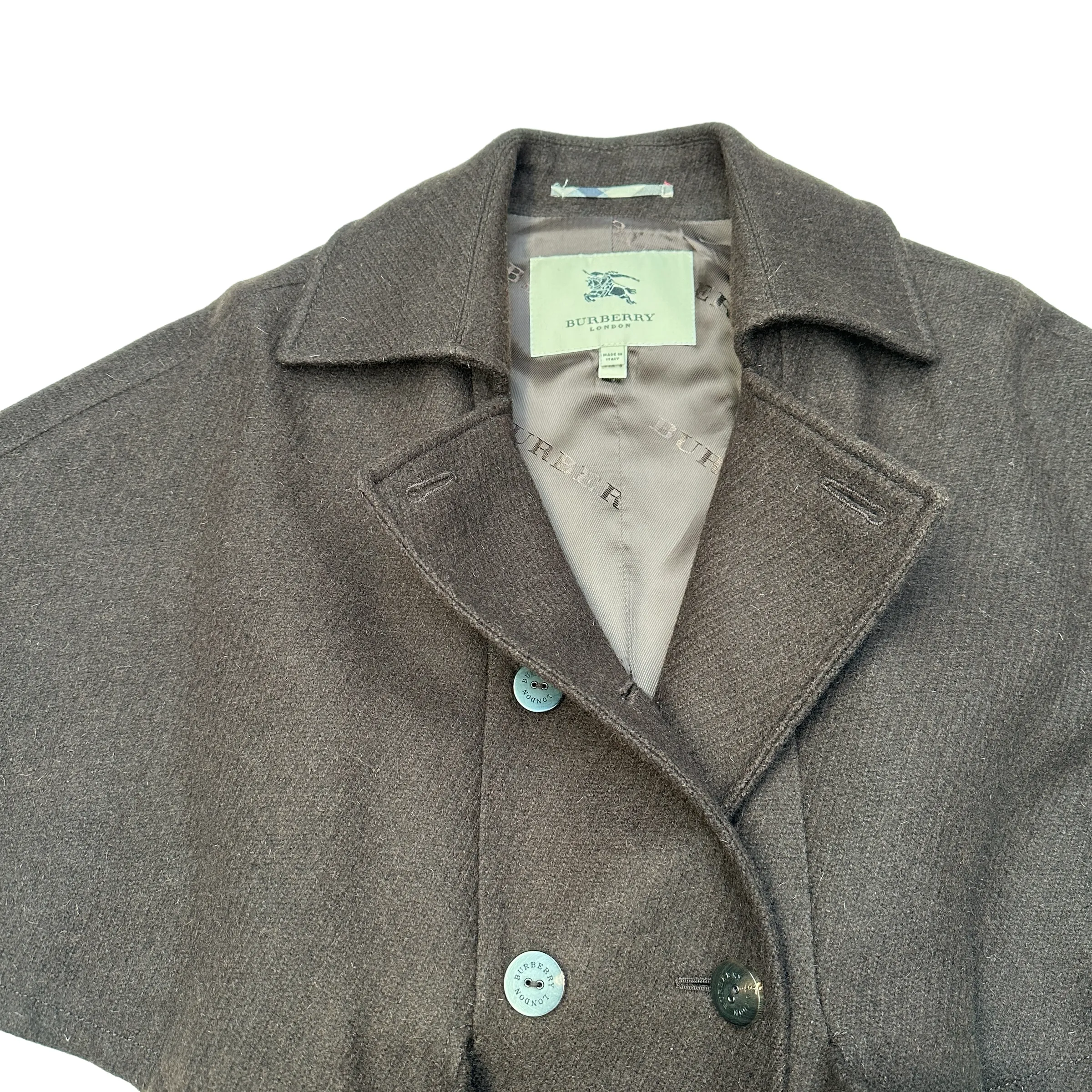 Brown Wool & Cashmere Jacket - M