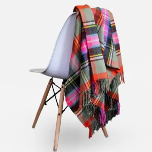 Bruce of Kinnaird Ancient Tartan Lambswool Blanket