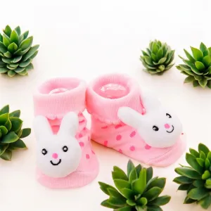 Bunny Polka Baby Socks