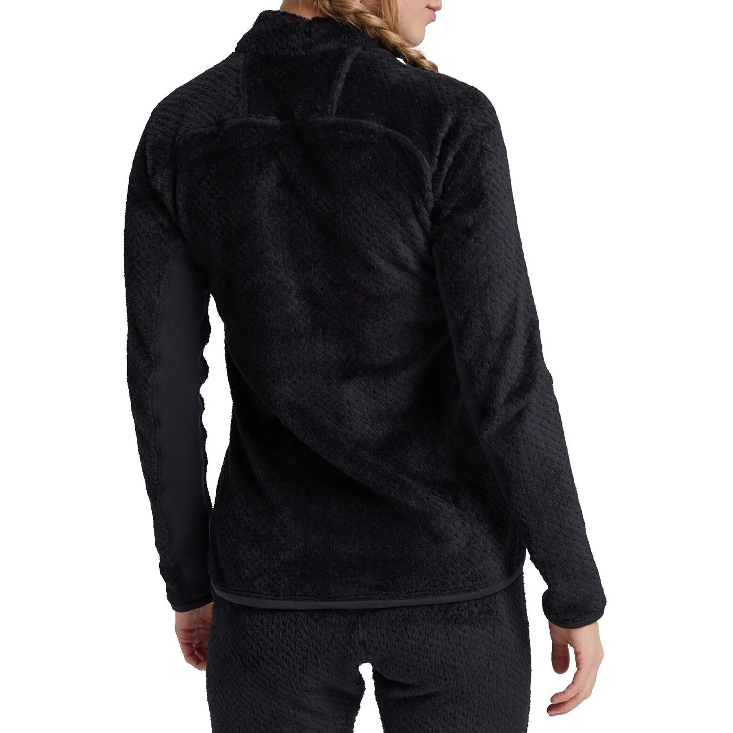 Burton AK Baker Hi-Loft Quarter-Zip Sweatshirt in True Black