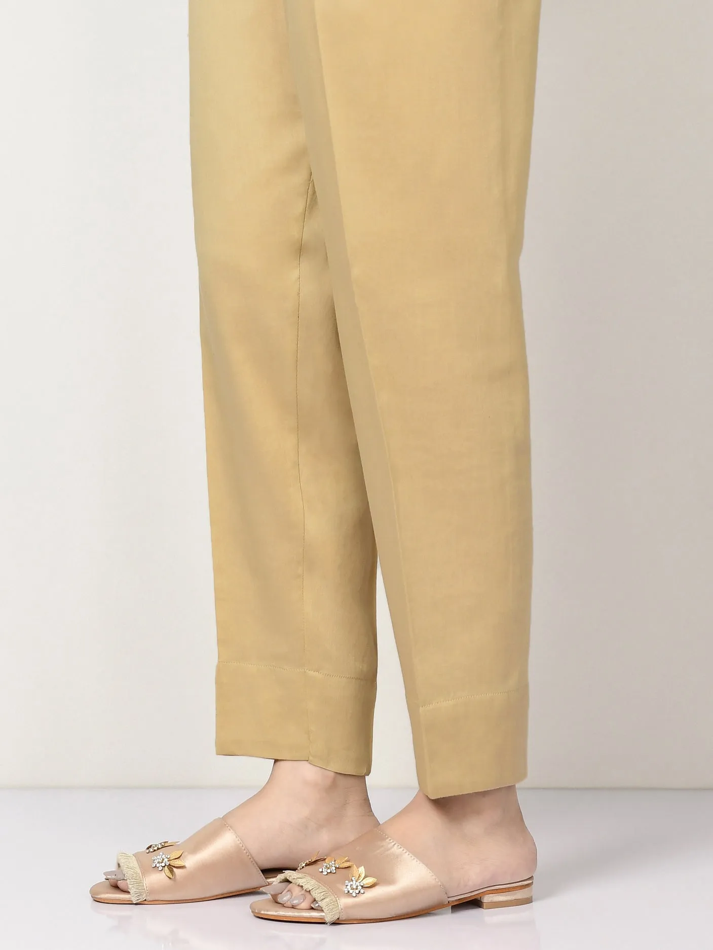 Cambric Trouser- Medium Khaki