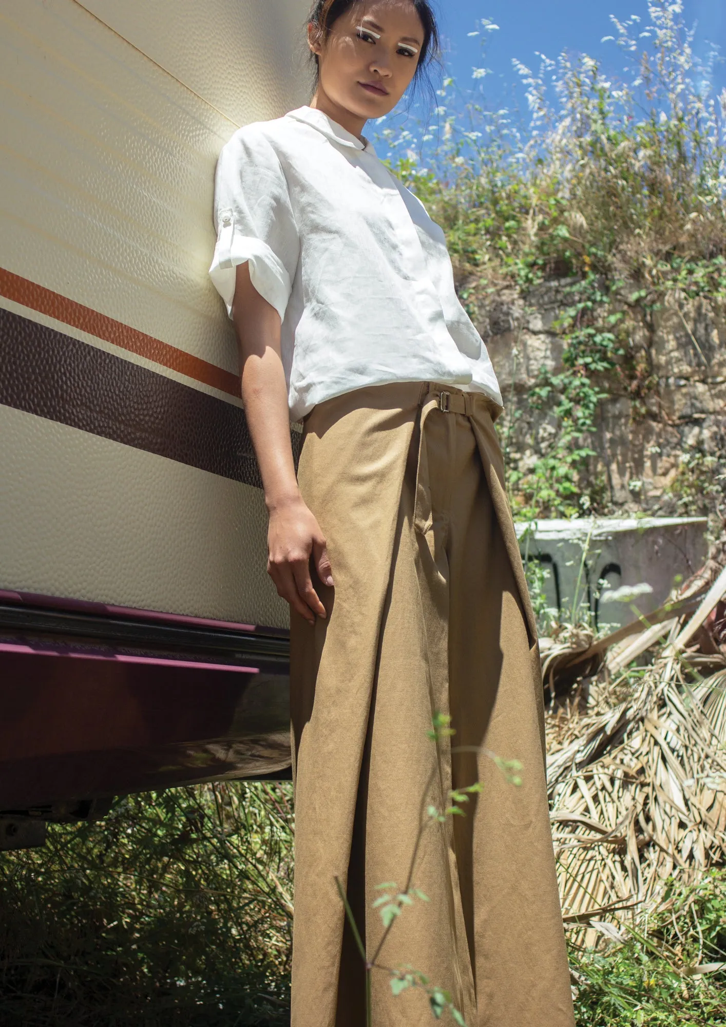 Camel WIDE trousers