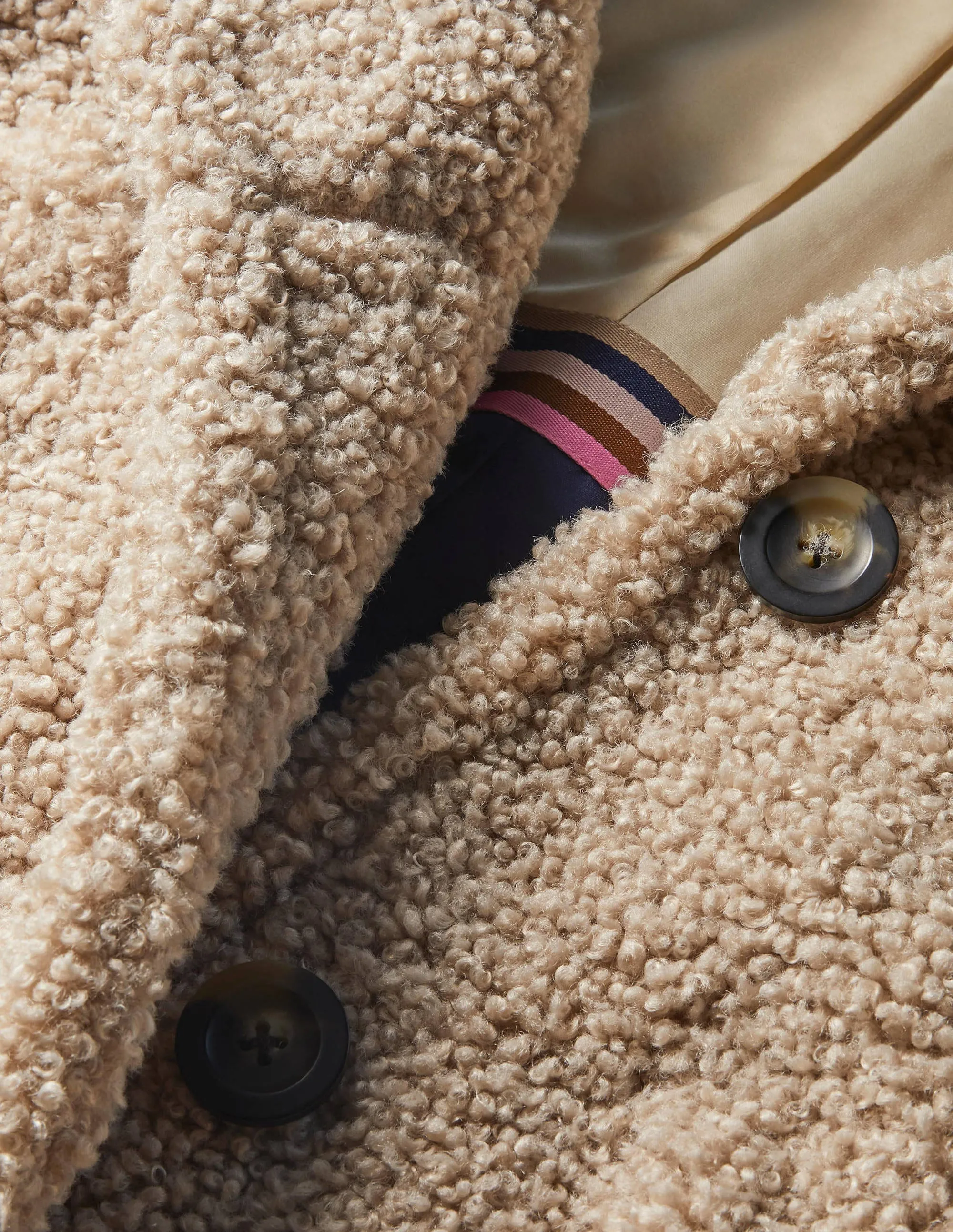 Canterbury Teddy Coat-Oatmeal