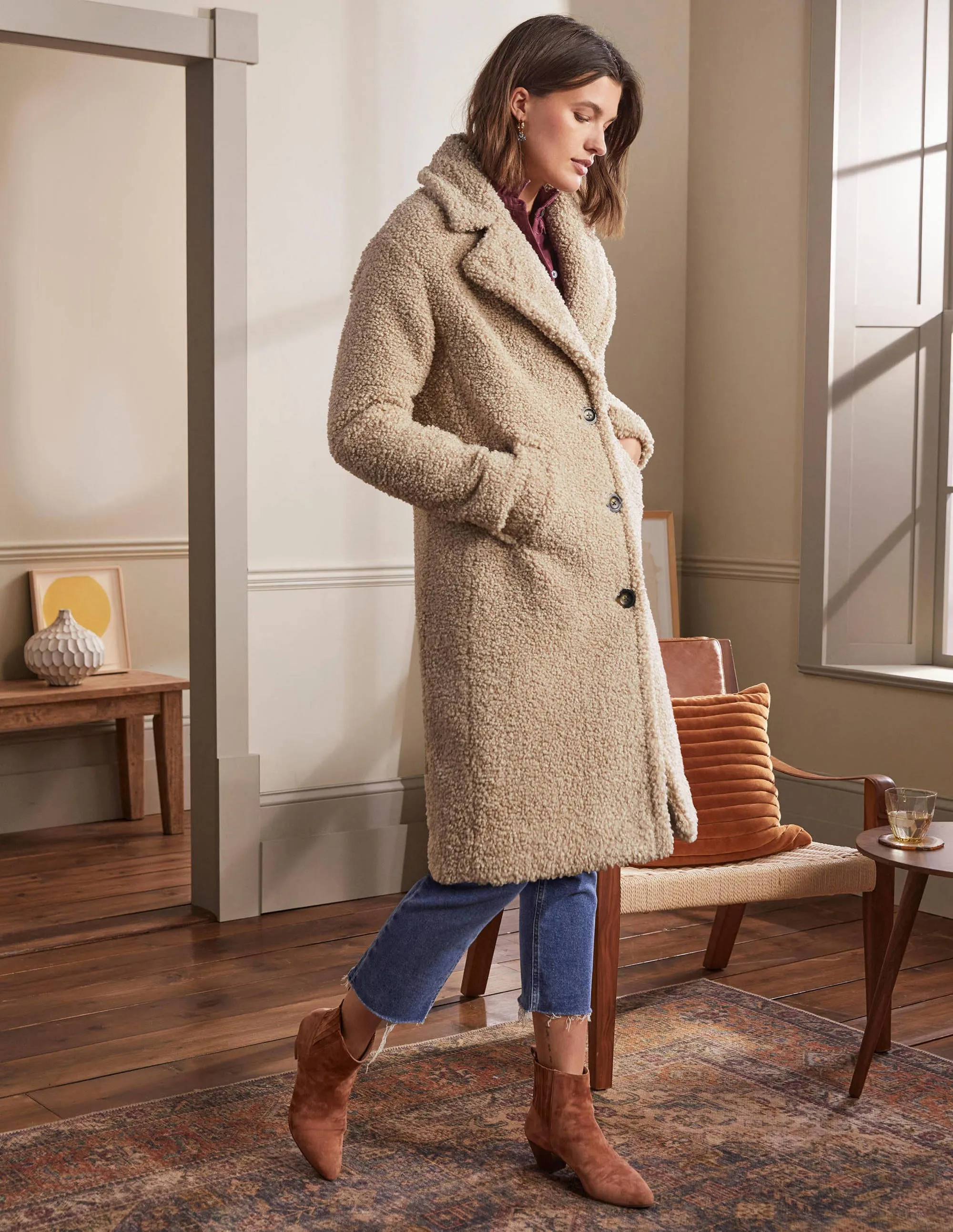 Canterbury Teddy Coat-Oatmeal