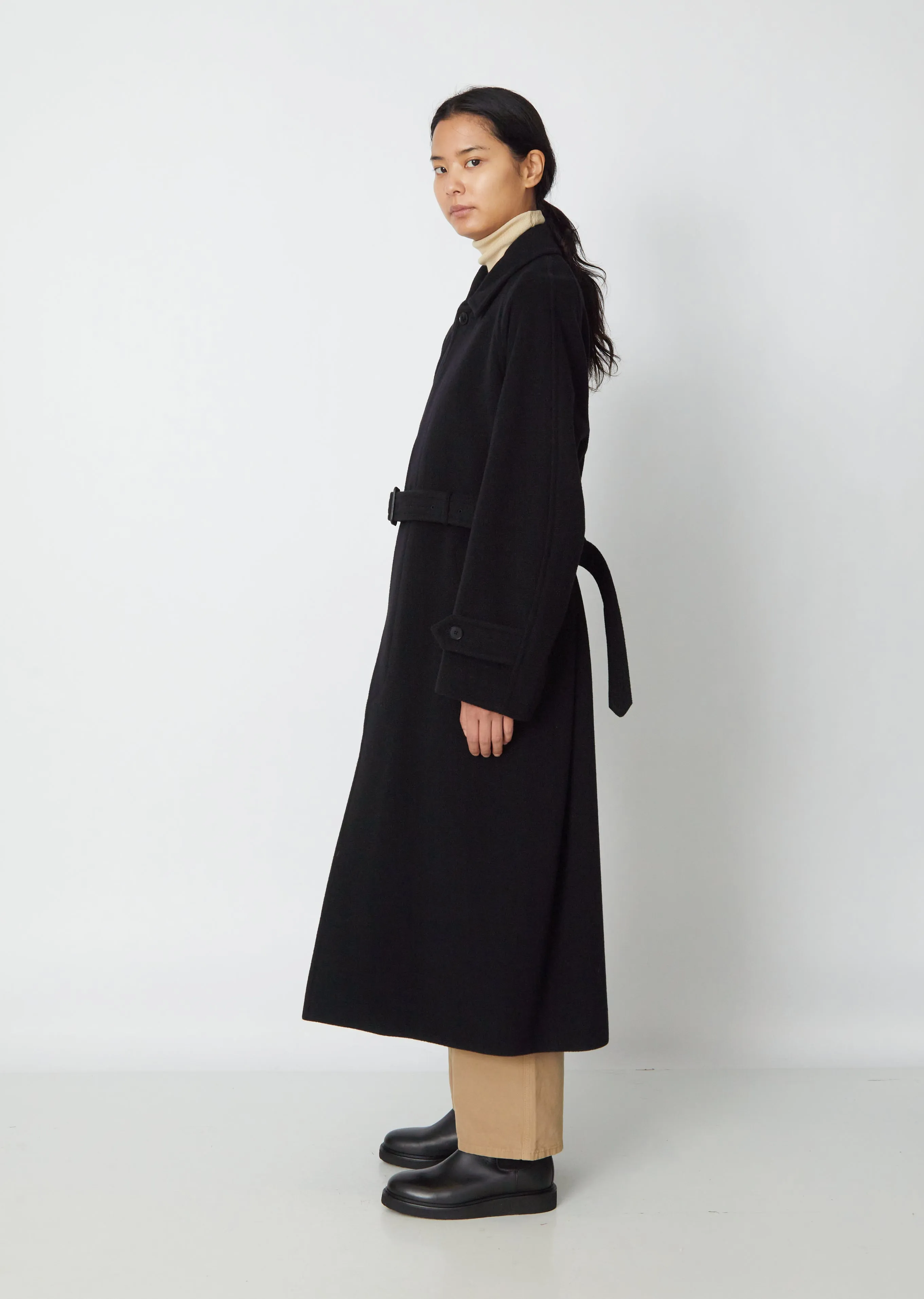 Cashmere Wool Collar Coat