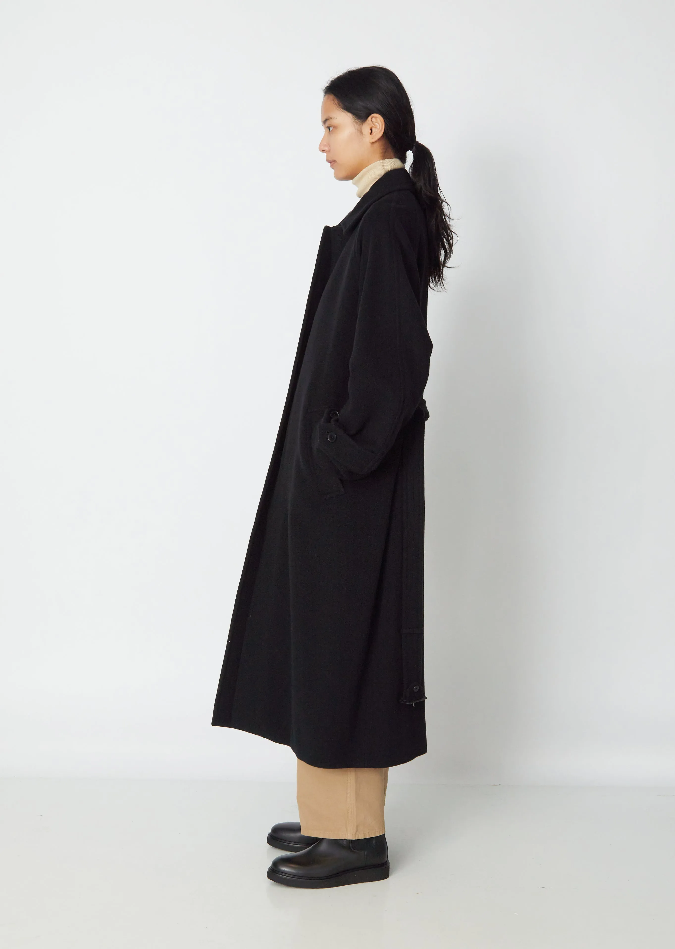 Cashmere Wool Collar Coat