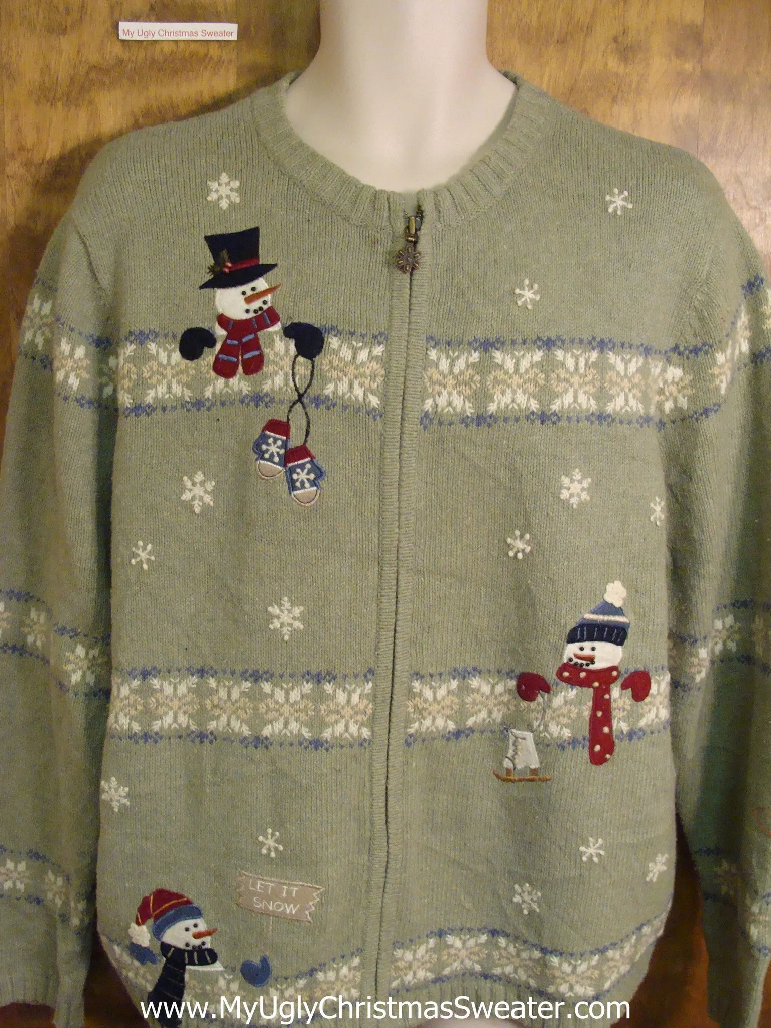 CHEAP Cute Funny Christmas Sweater with Snowmen