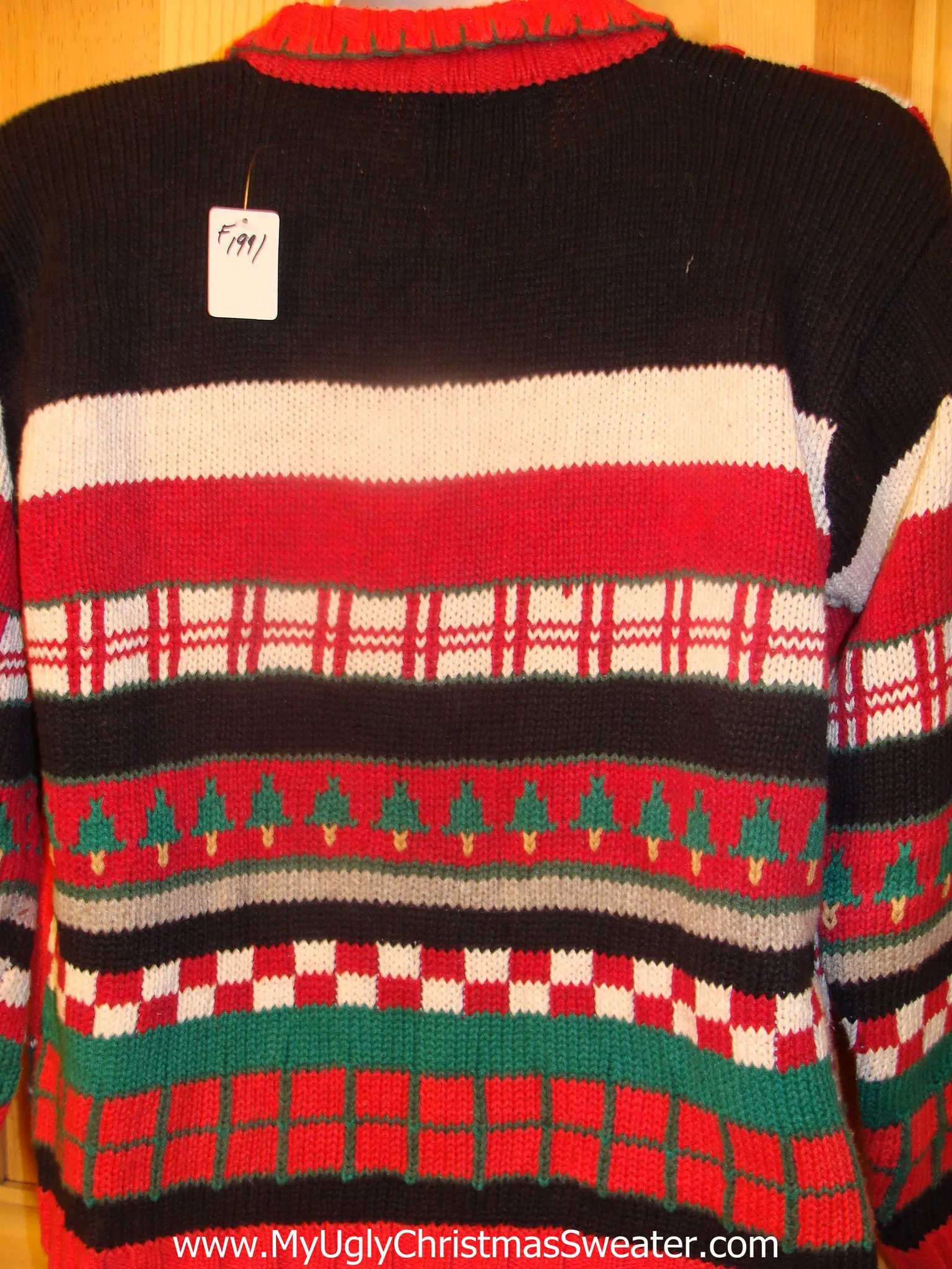 Christmas Sweater 80s Holy Grail of Ugly Green Red